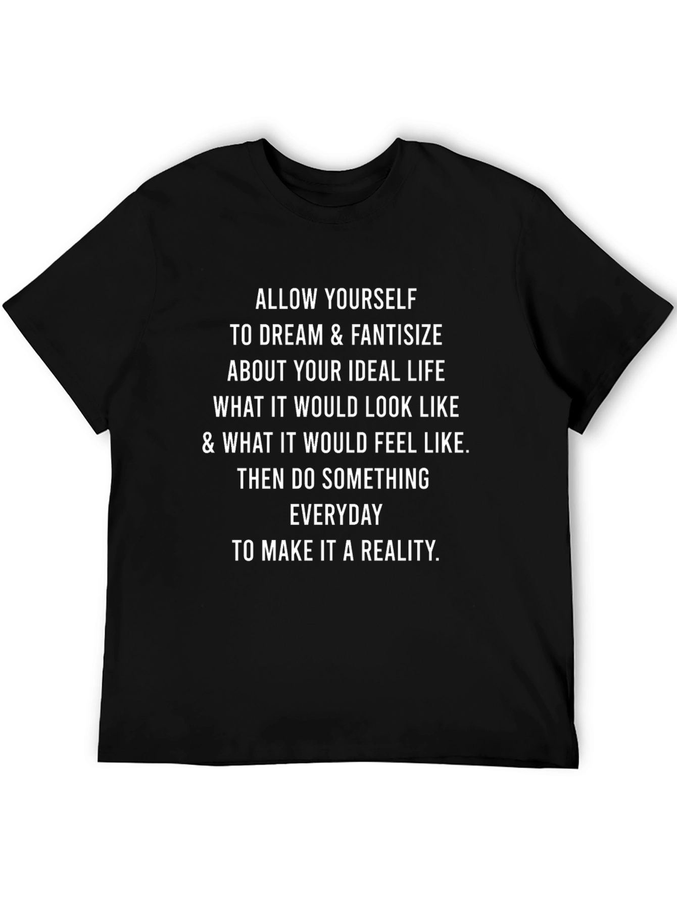 Inspirational Dreamer T-Shirt - Black - 5