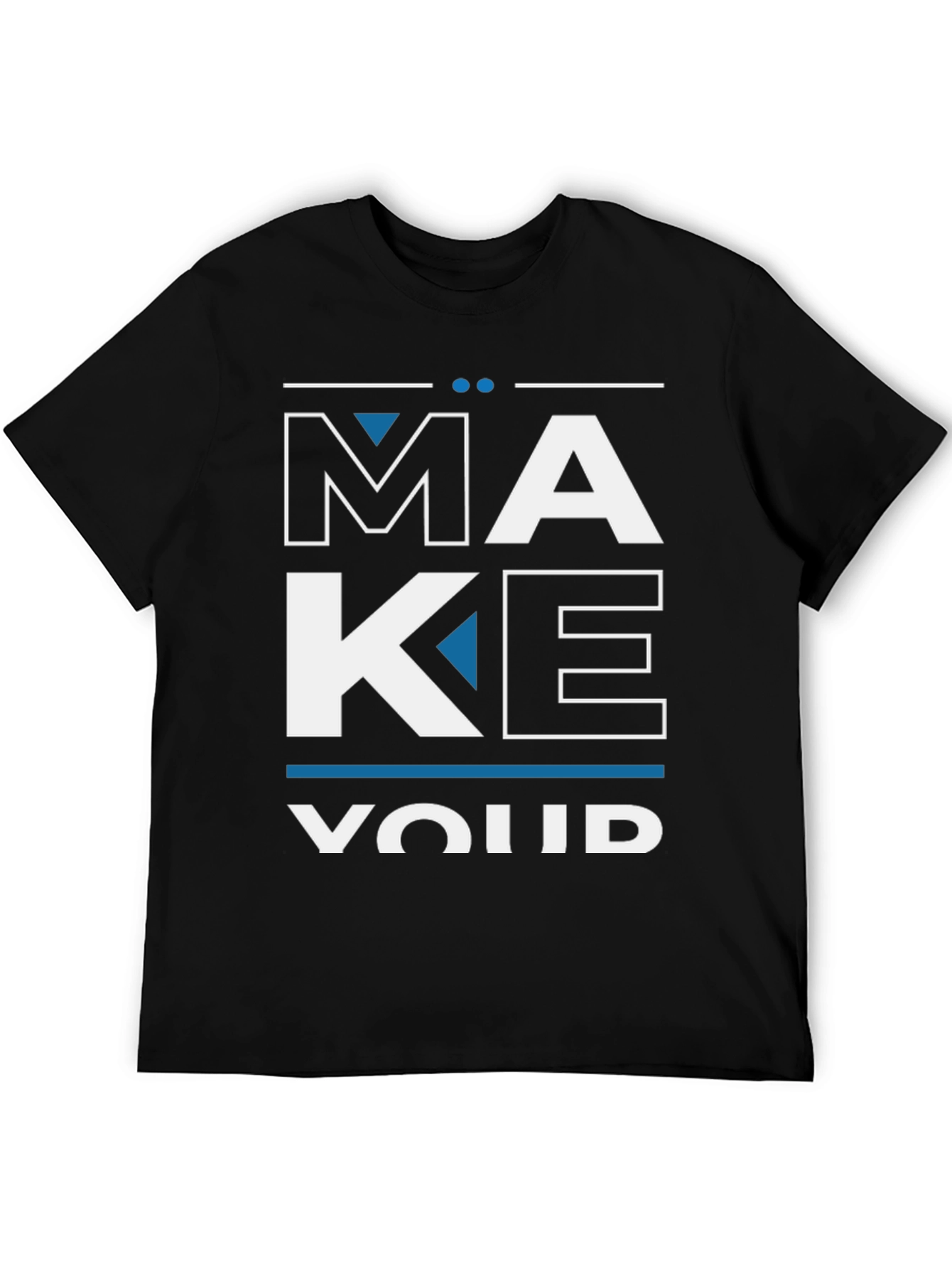 Black Make Your Mark Graphic Tee - Men's Black T-Shirt view 5