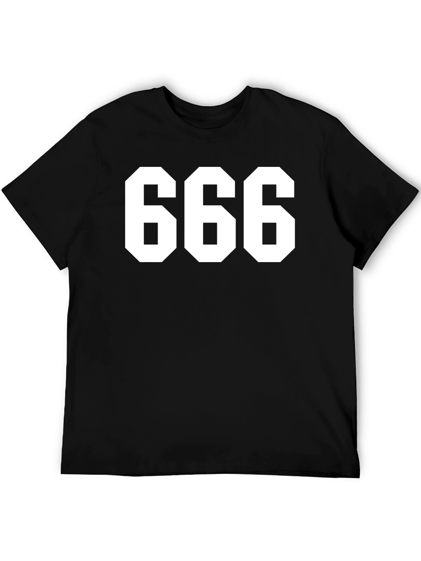 Black Men's 666 Graphic Tee - Classic Fit view 5