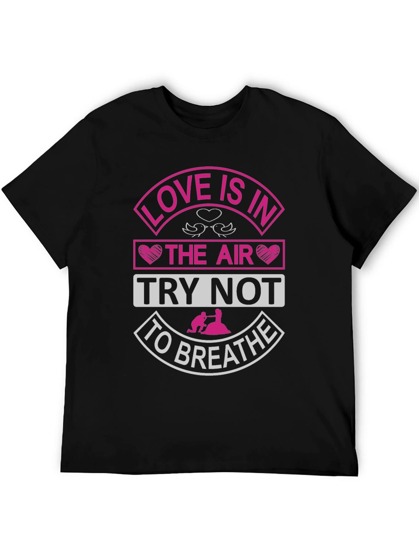 Black Love is in the Air - Graphic T-Shirt view 5