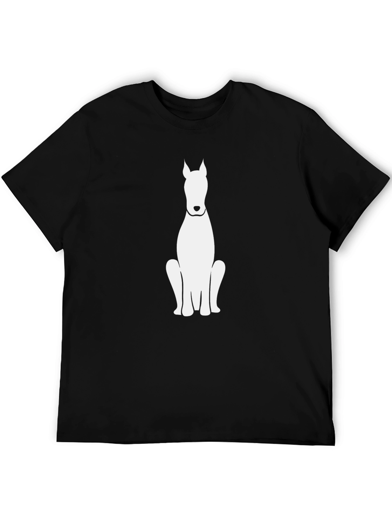 Black Dog Silhouette Graphic Tee - Casual Comfort view 5