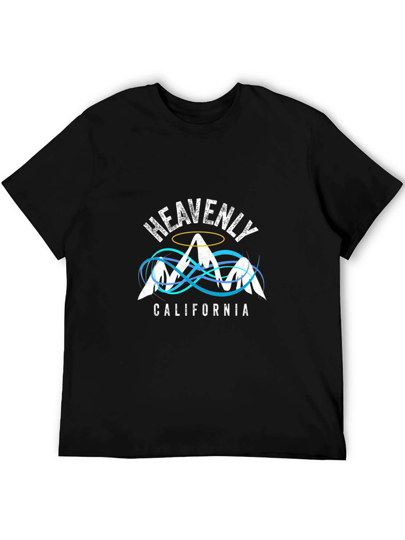 Black Heavenly California Graphic Tee view 5