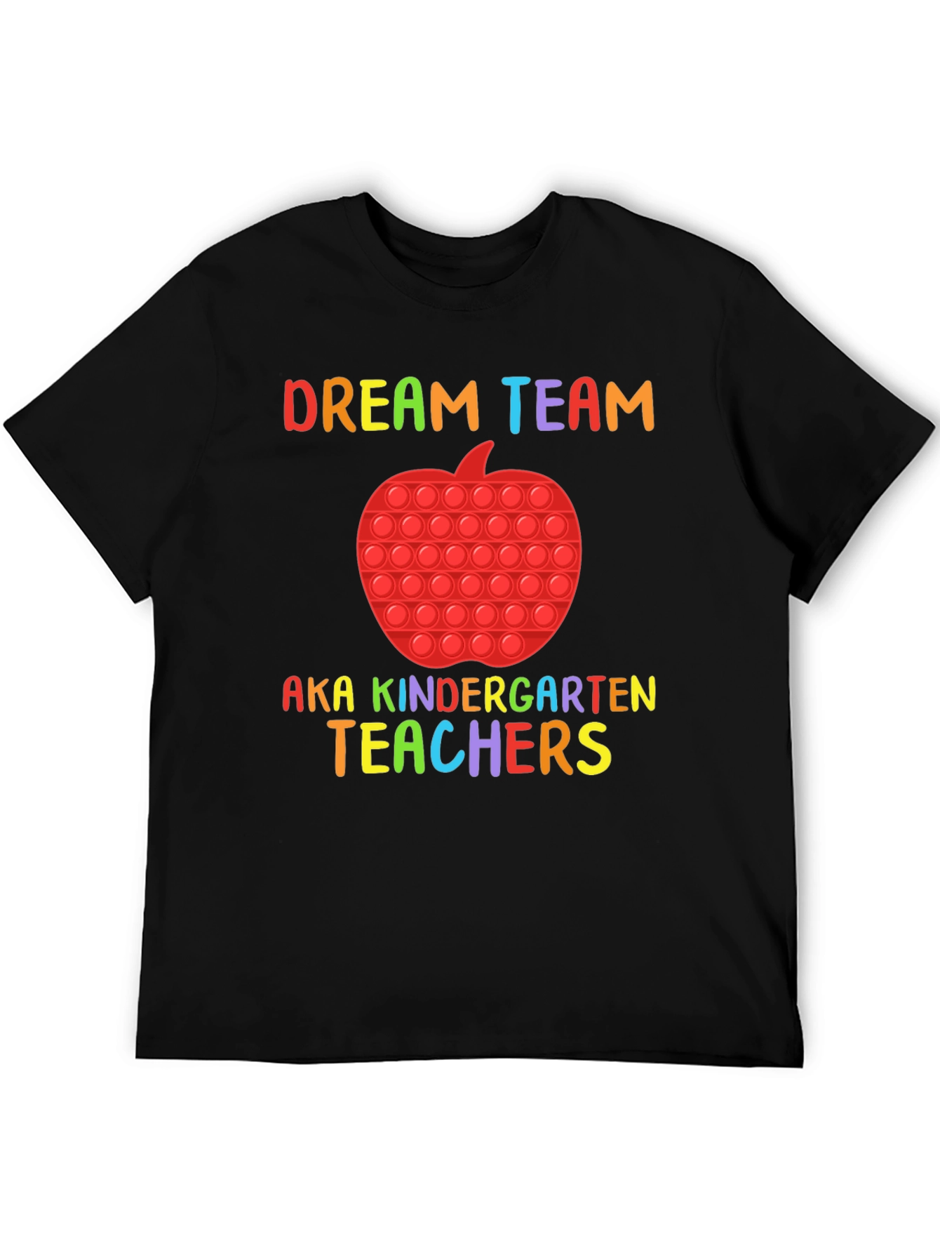 Black Dream Team Kindergarten Teachers T-Shirt view 5