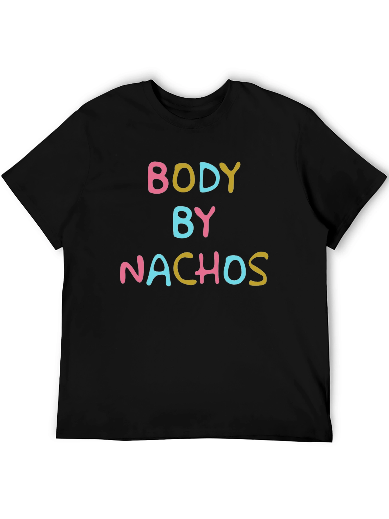 Black Body By Nachos T-Shirt - Funny Foodie Tee view 5