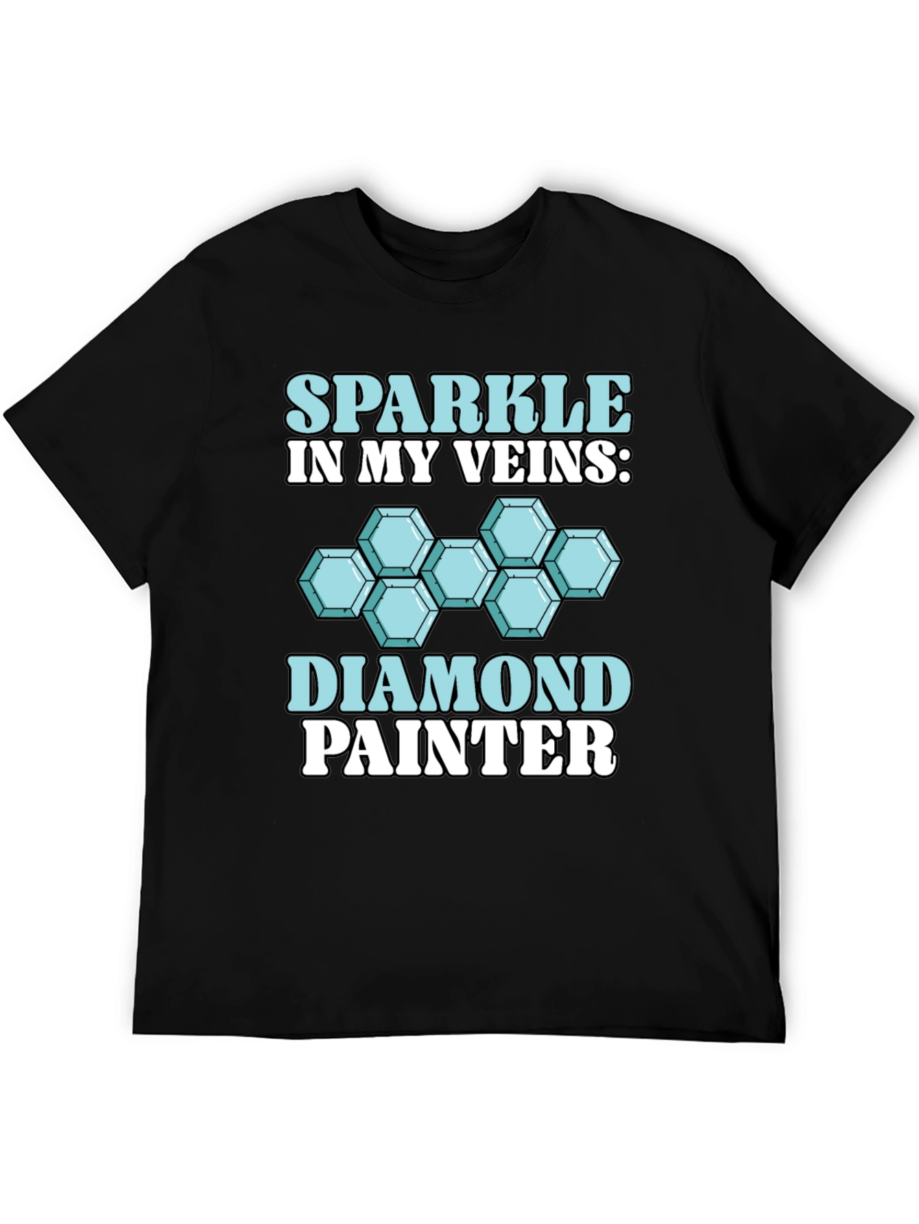 Diamond Painter T-Shirt: Sparkle in My Veins - 5