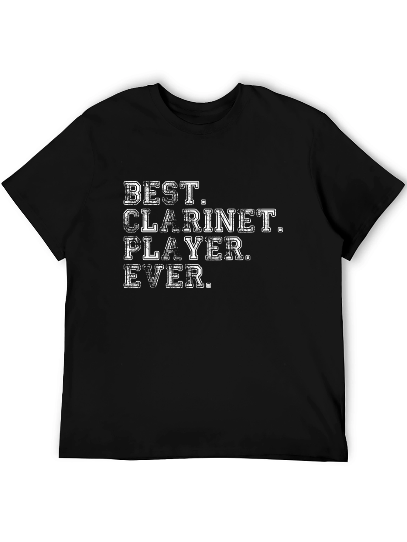 Black Best Clarinet Player Ever T-Shirt view 5