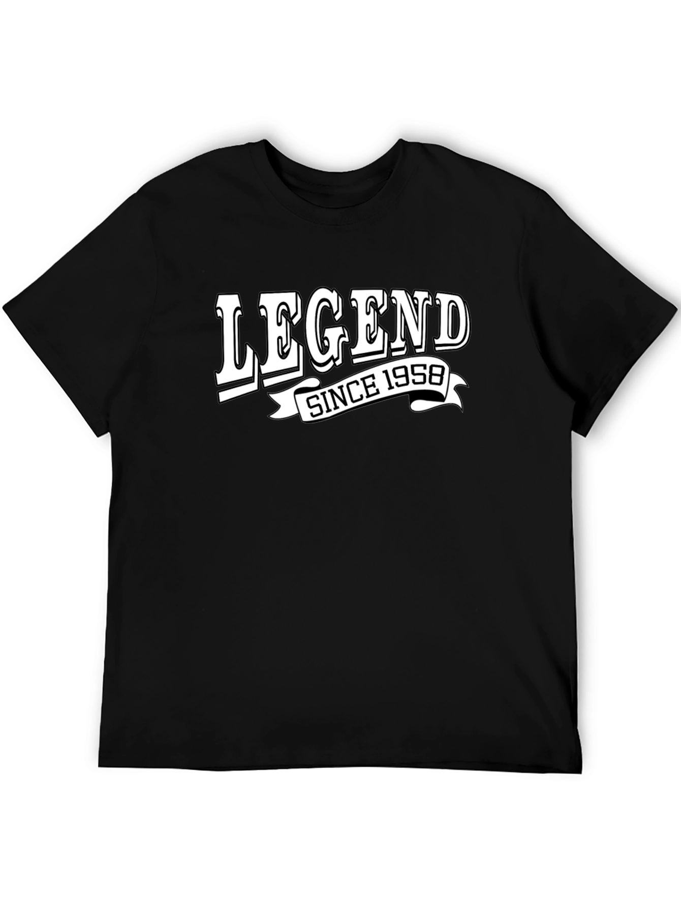 Black Legend Since 1958 Black T-Shirt view 5