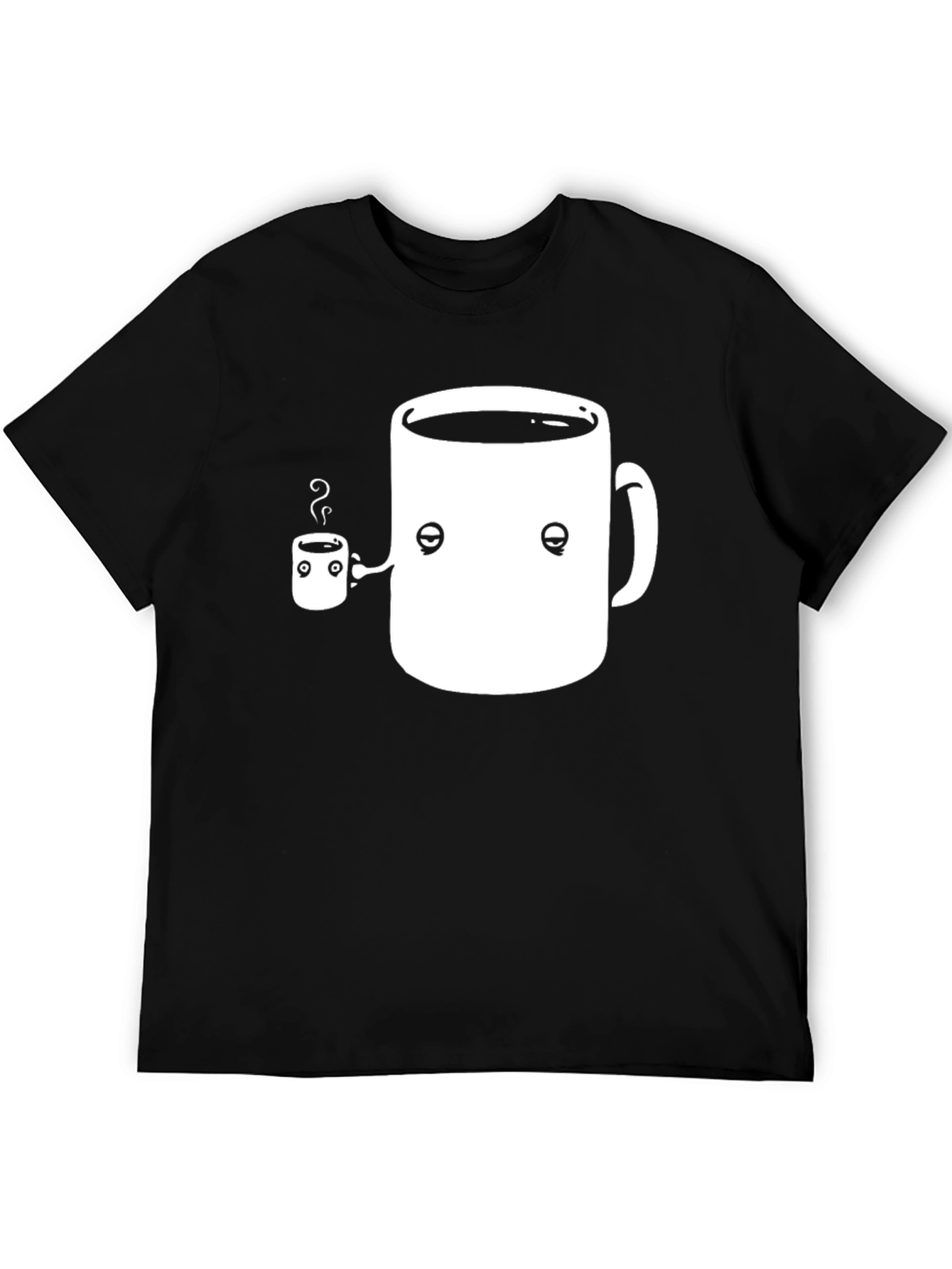 Black Funny Coffee Mug T-Shirt - Coffee Lover Gift view 5