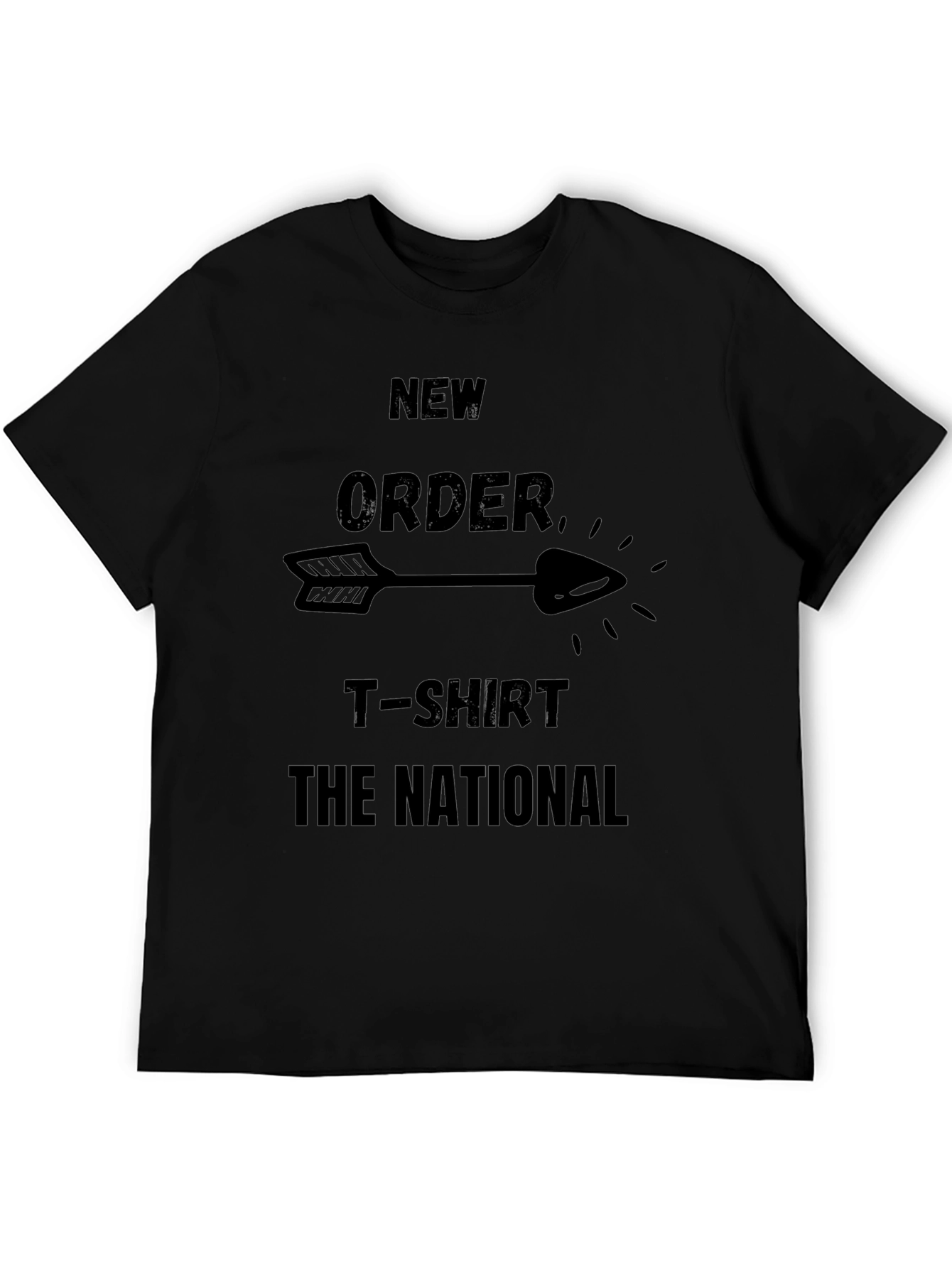Black New Order T-Shirt - The National view 5