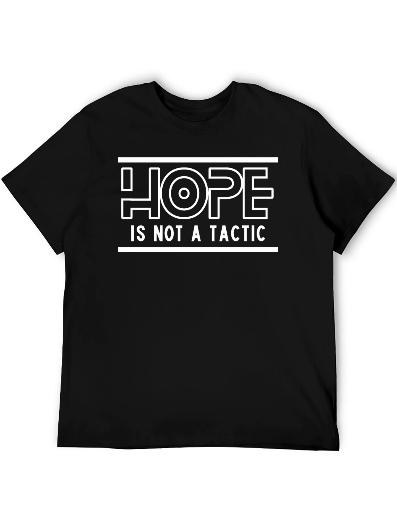 Black Hope is Not a Tactic Black T-Shirt view 5