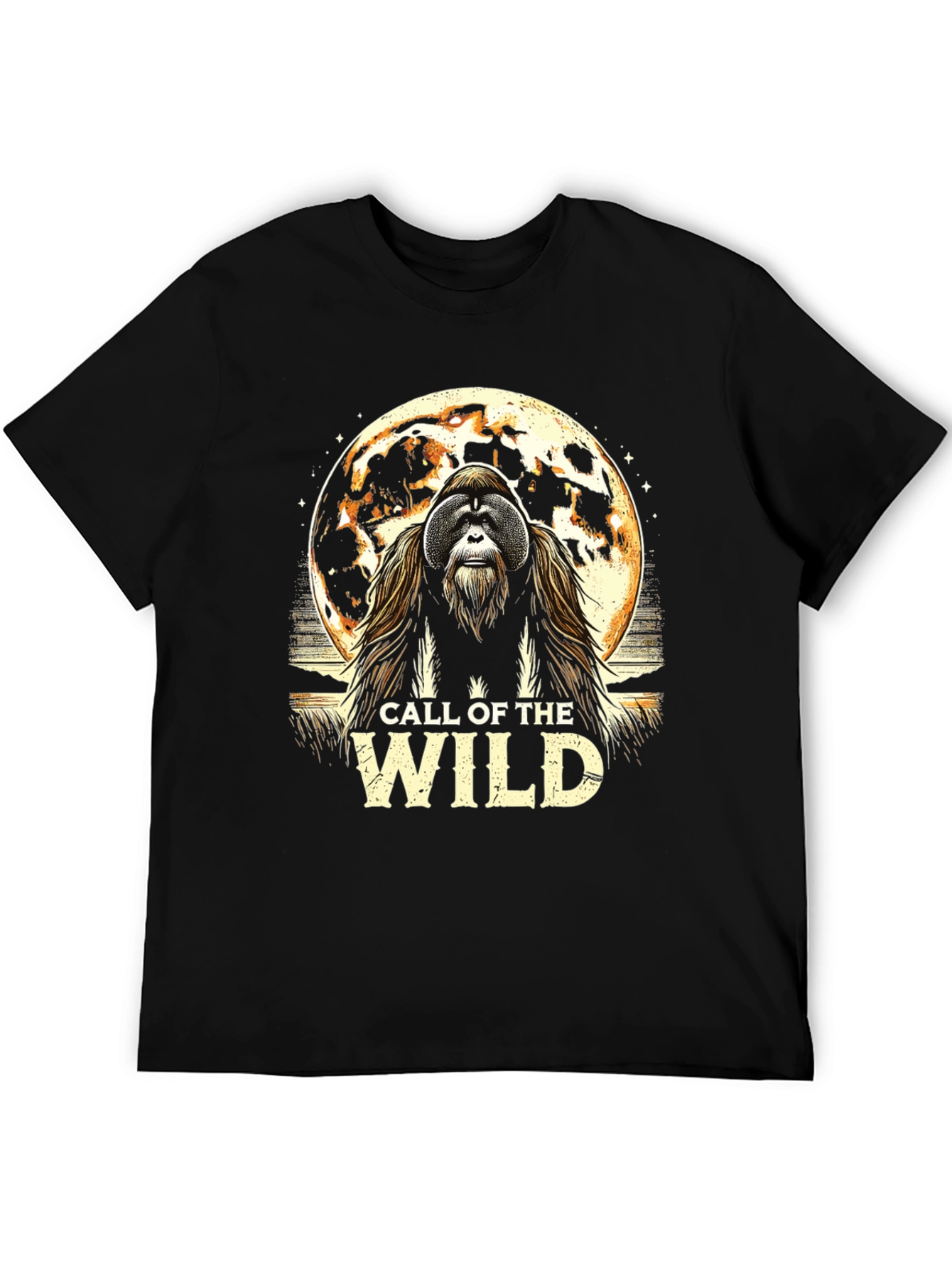Black Call of the Wild Graphic Tee view 5