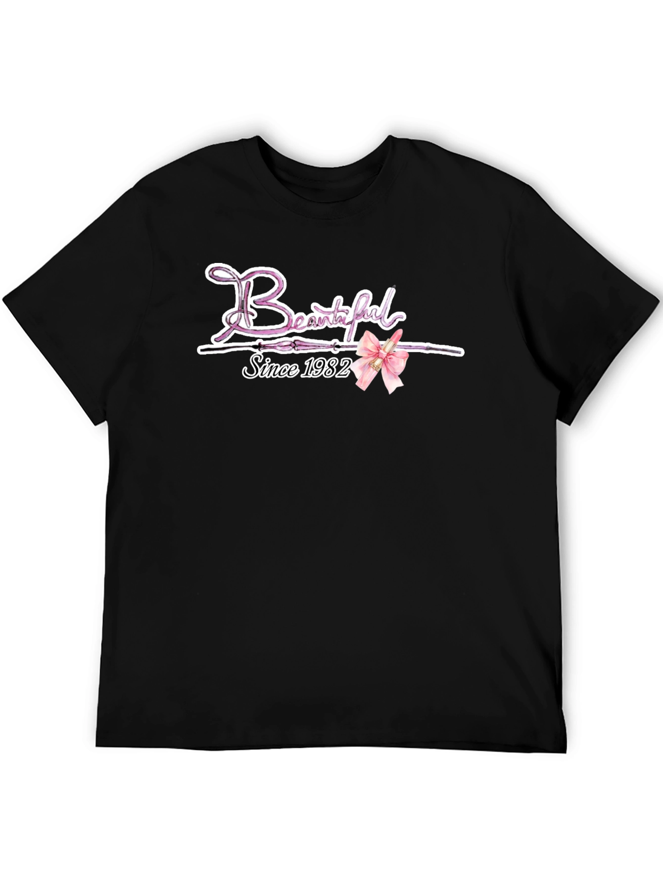 Black Beautiful Since 1982 Graphic T-Shirt view 5