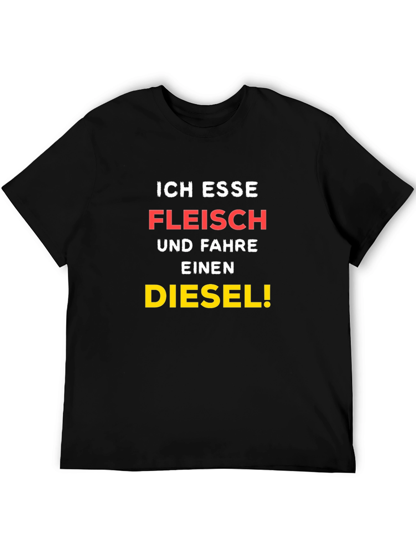 Black Ich Esse Fleisch T-Shirt - Diesel Fun Tee view 5