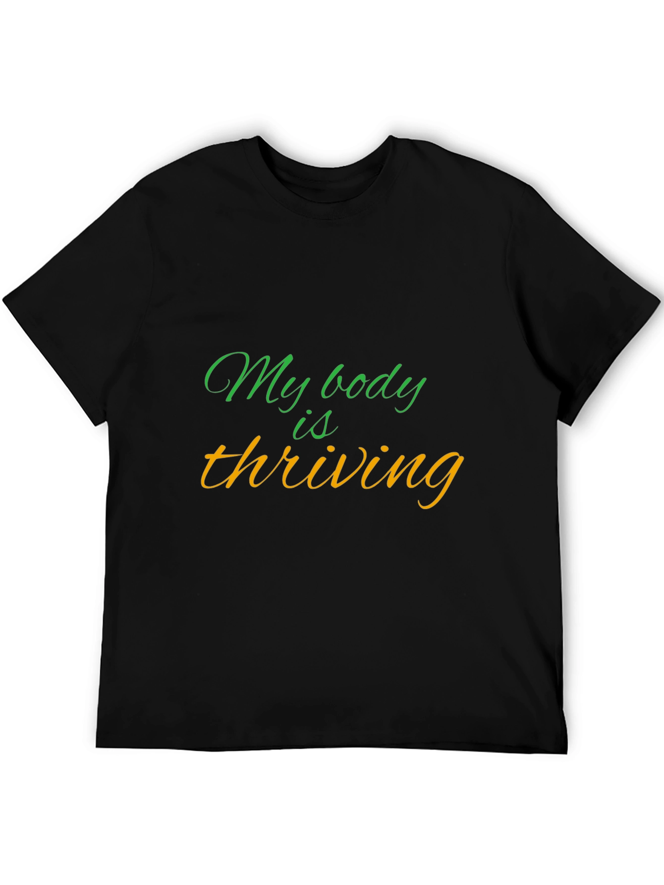 Black My Body is Thriving Graphic Tee view 5
