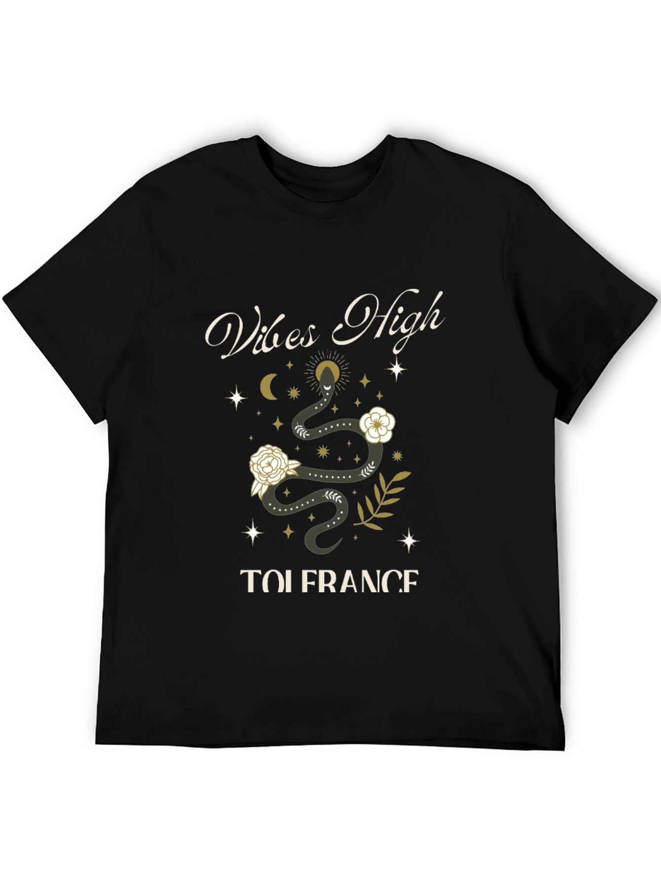 Vibes High Tolerance Graphic T-Shirt - Black - 5