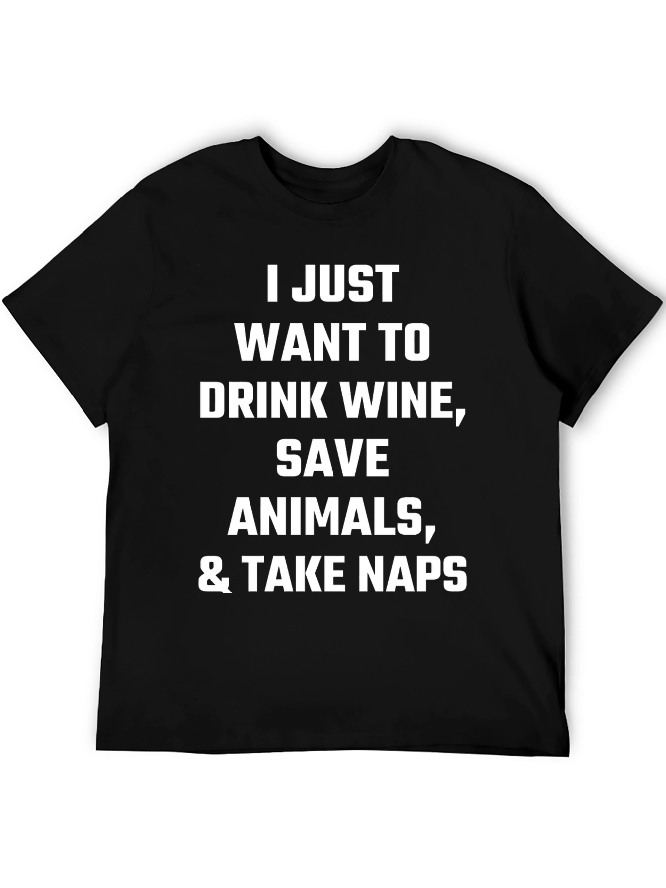 Black Wine, Animals, & Naps Graphic Tee - Unisex view 5