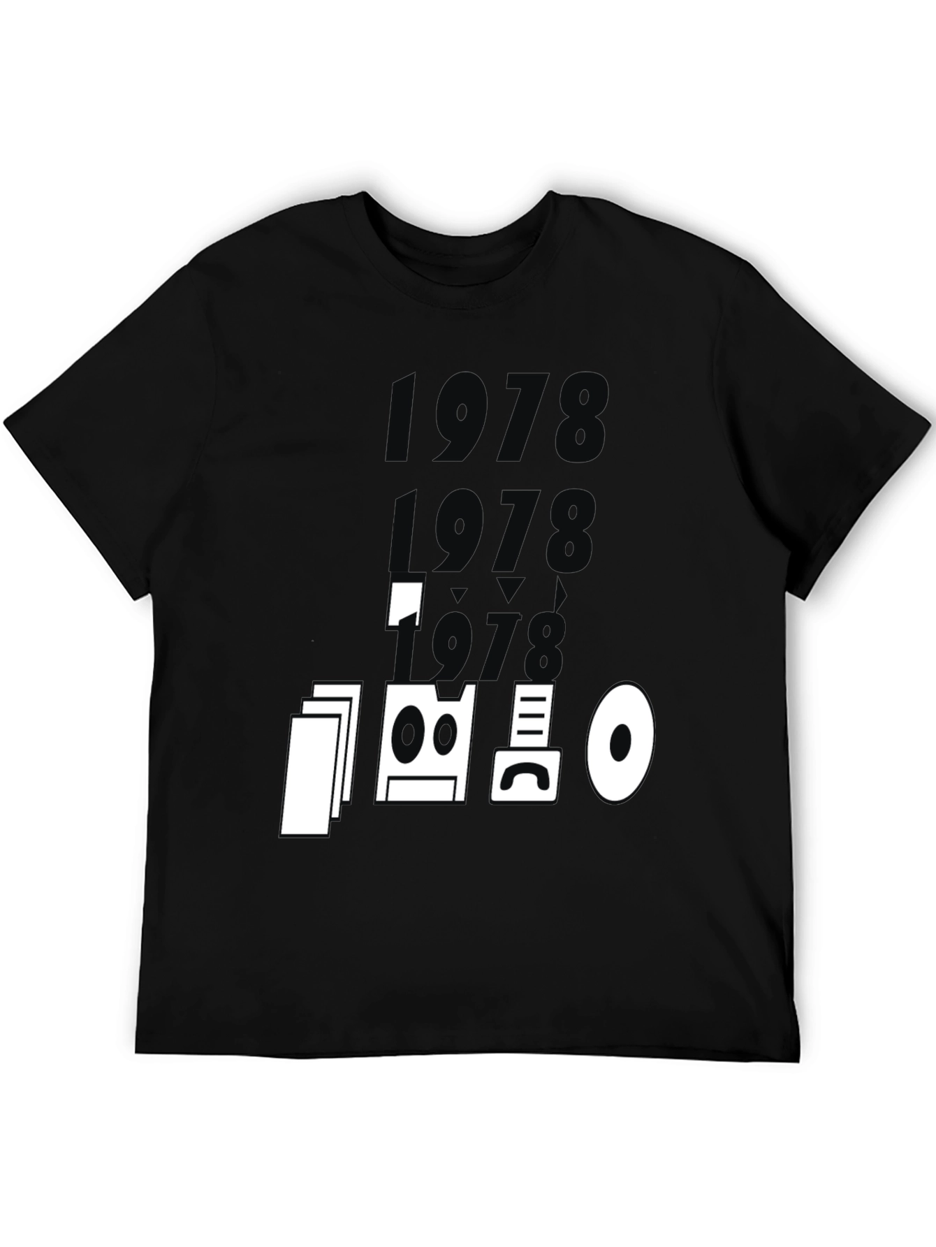 Black Retro 1978 Graphic T-Shirt - Unique Design view 5