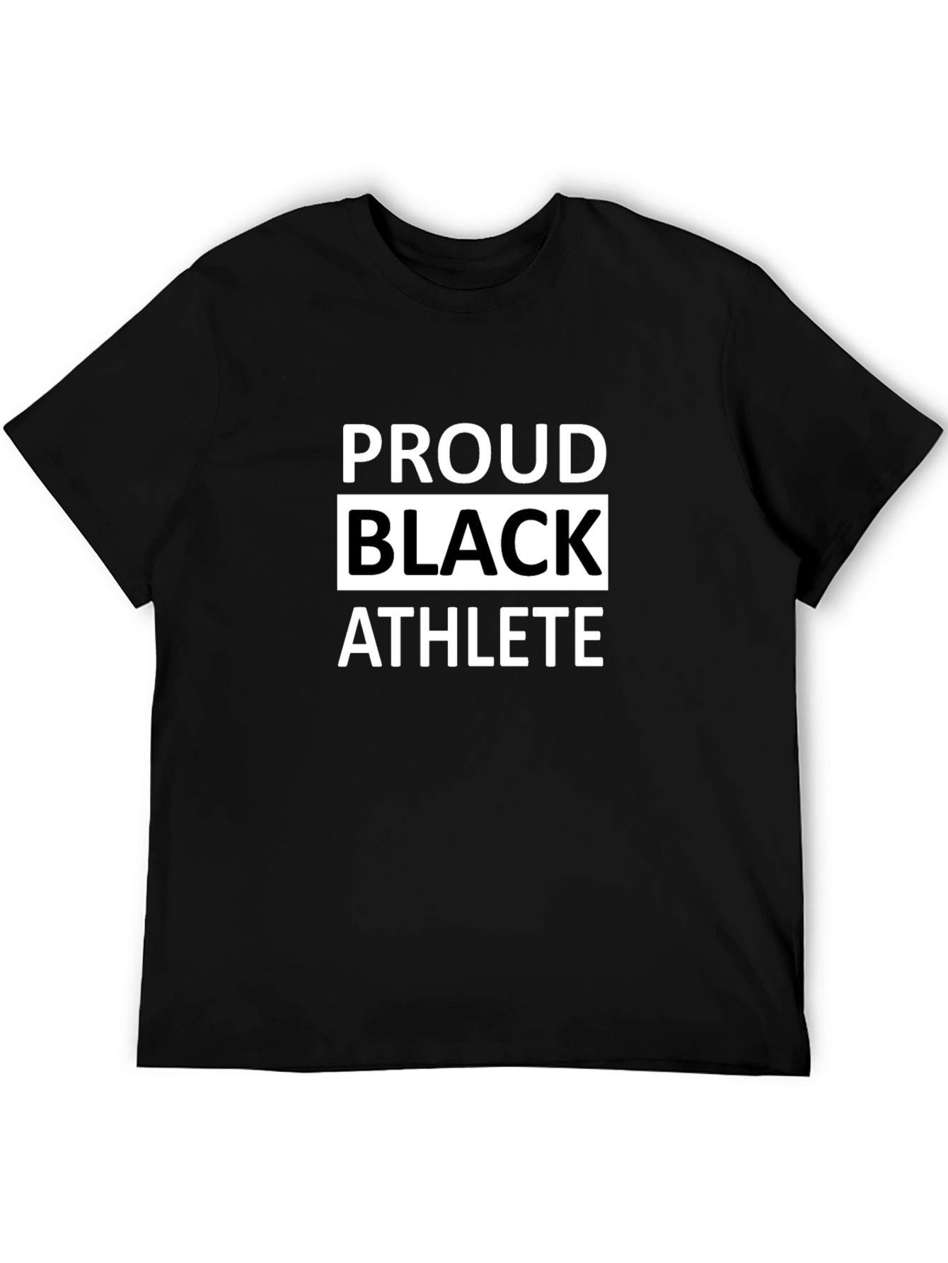 Black Proud Black Athlete T-Shirt - Bold Statement Tee view 5