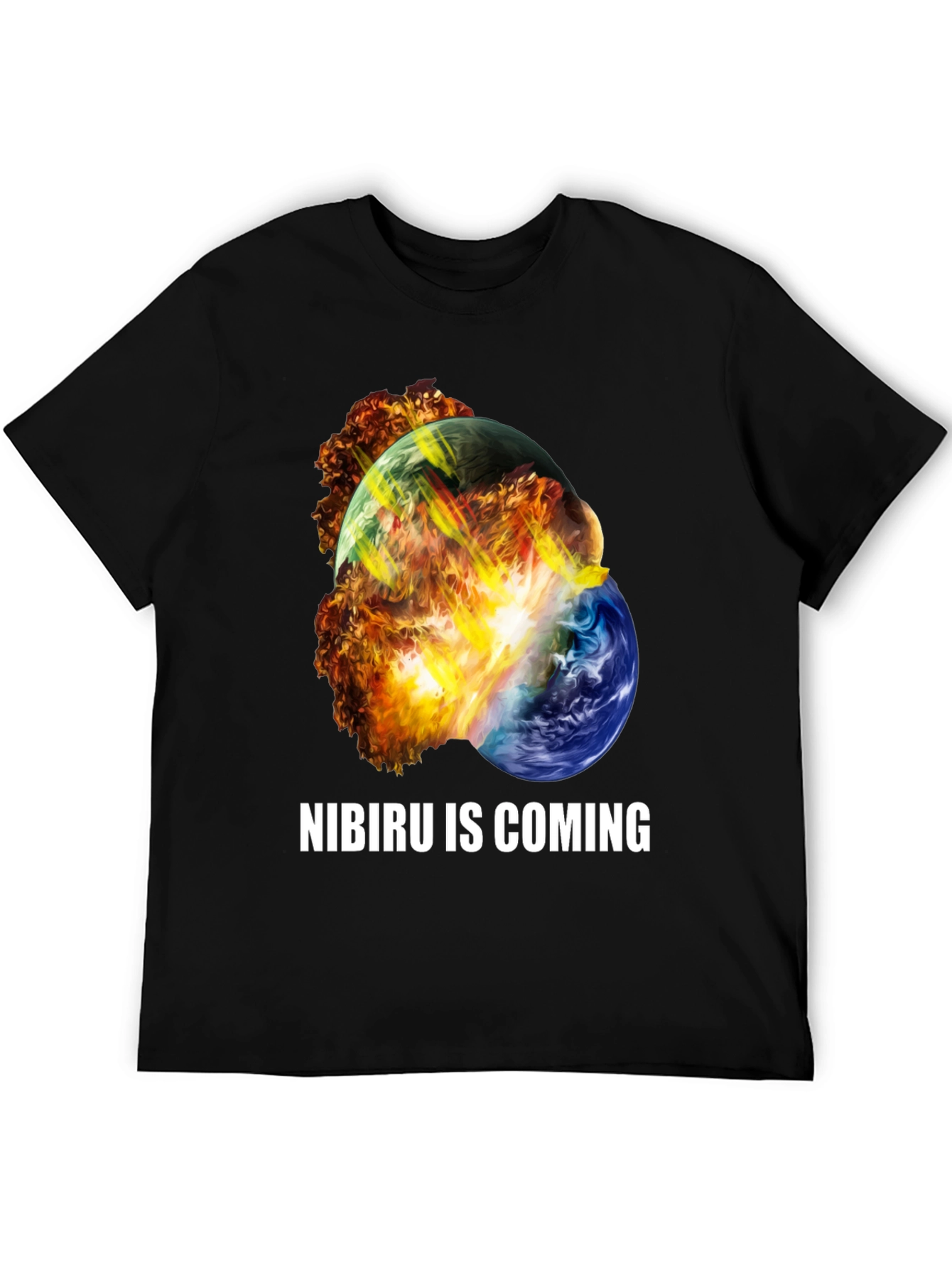 Black Nibiru is Coming Graphic Tee view 5