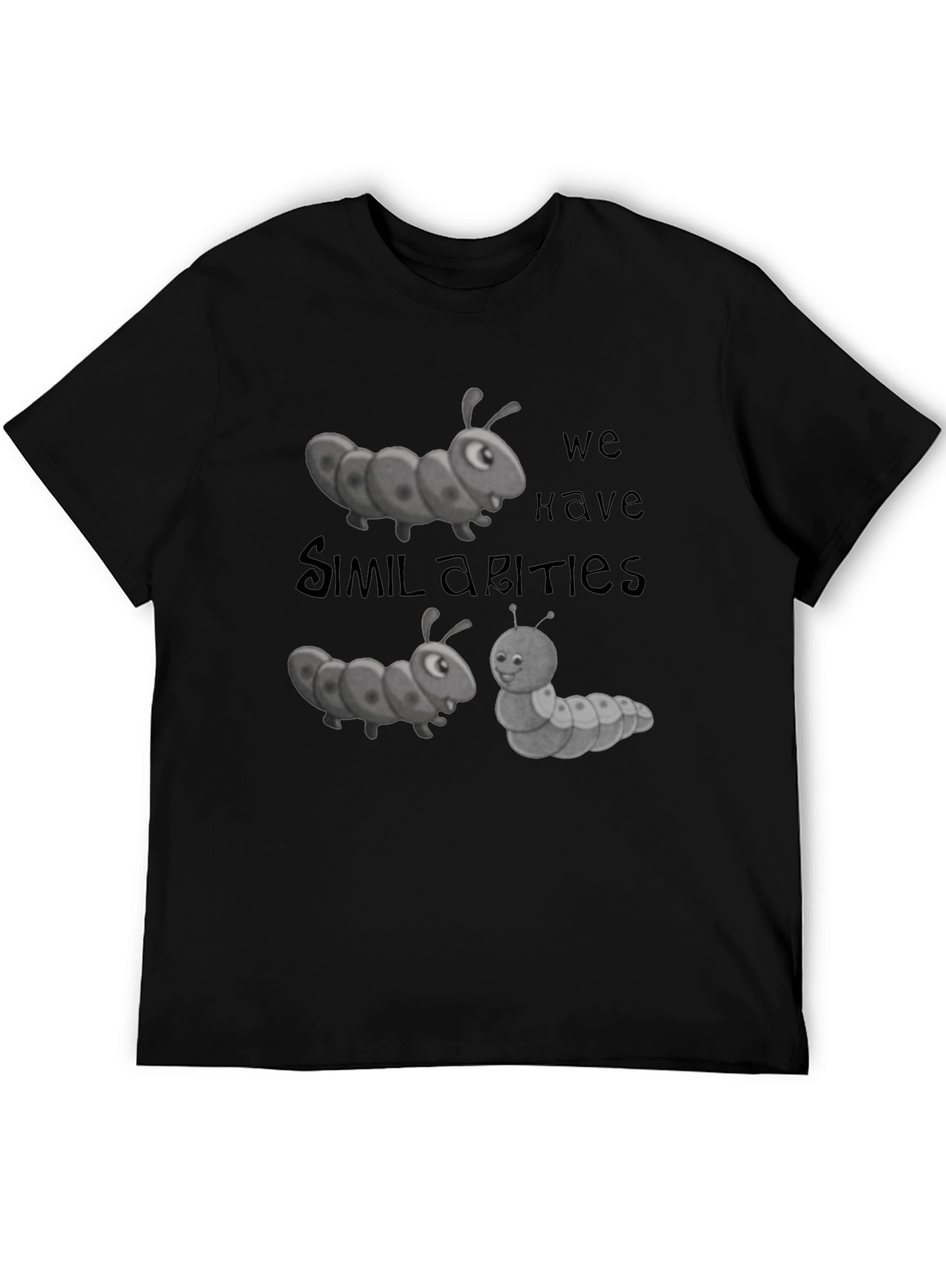 Black Caterpillar "Similarities" Graphic Tee view 5
