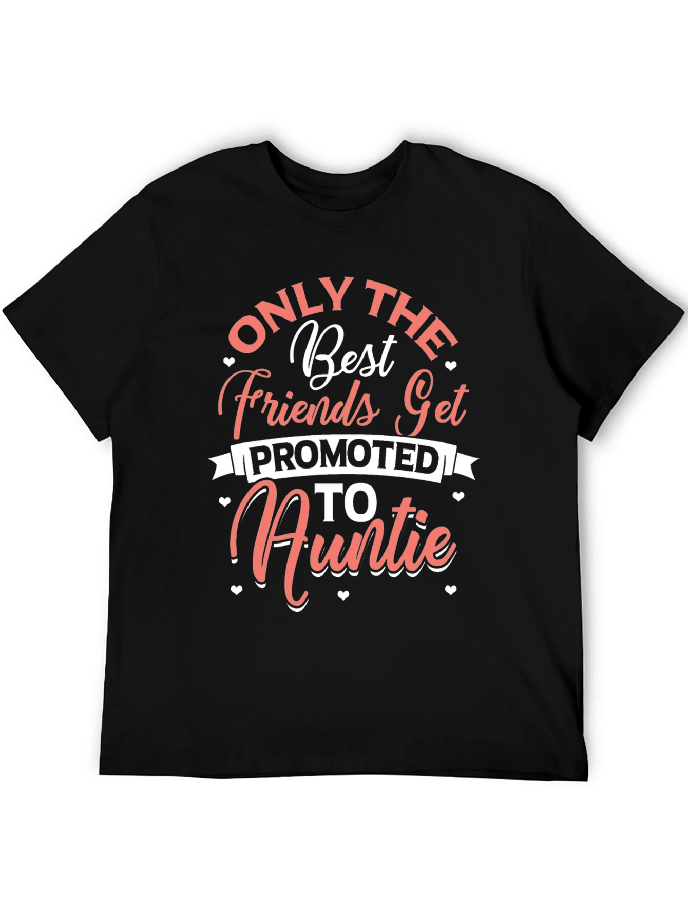 Black Best Friends Get Promoted to Auntie T-Shirt view 5