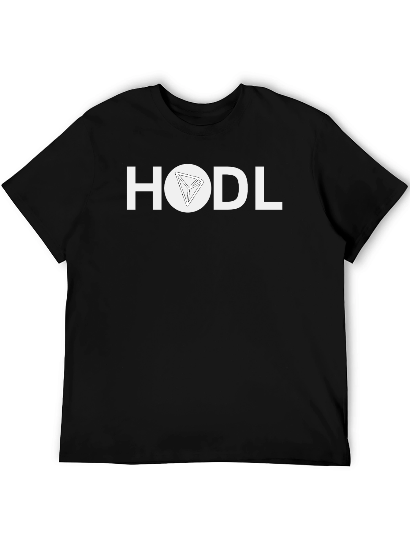 Black HODL Tron Crypto T-Shirt - Black view 5
