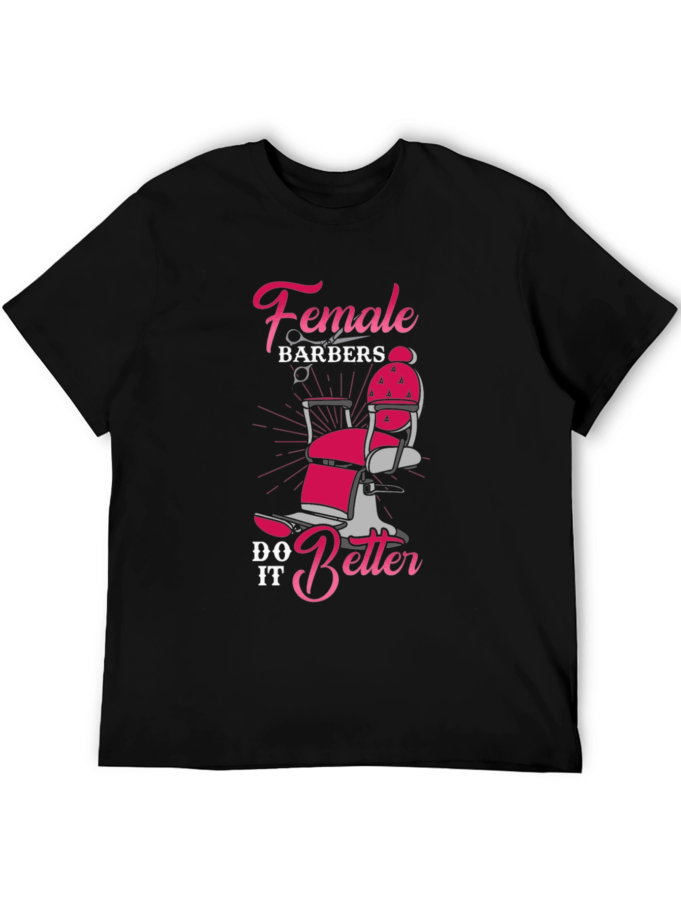 Black Female Barbers Do It Better T-Shirt view 5