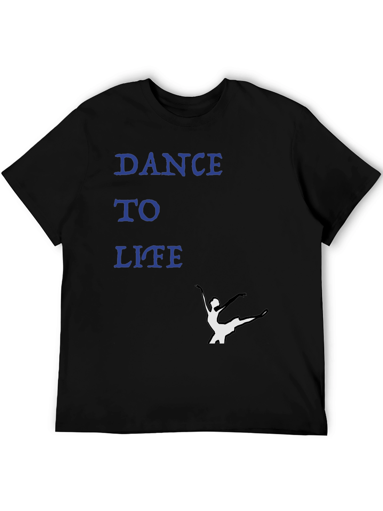 Black Dance to Life Black Graphic Tee view 5