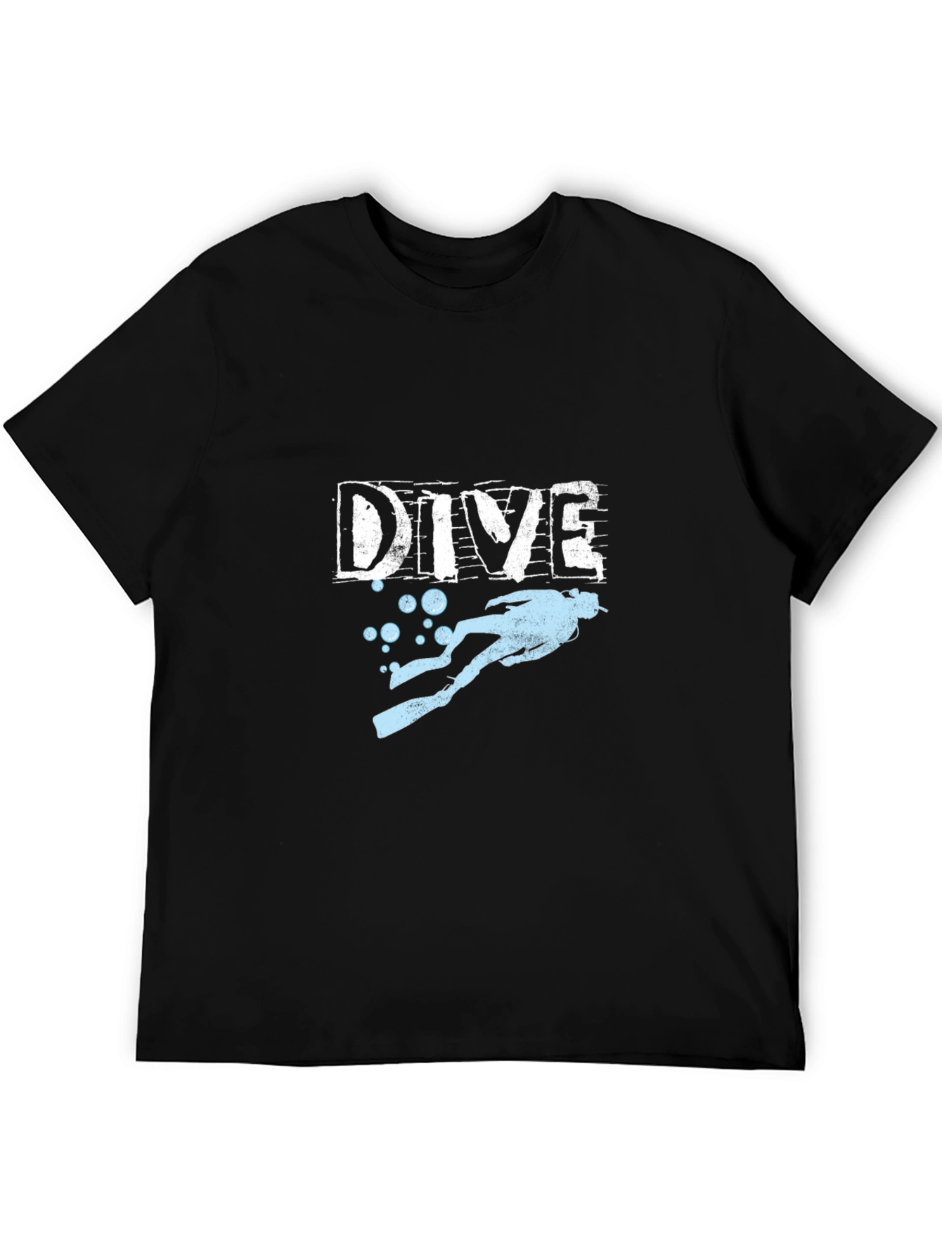 Black Dive T-Shirt - Scuba Diving Adventure Tee view 5