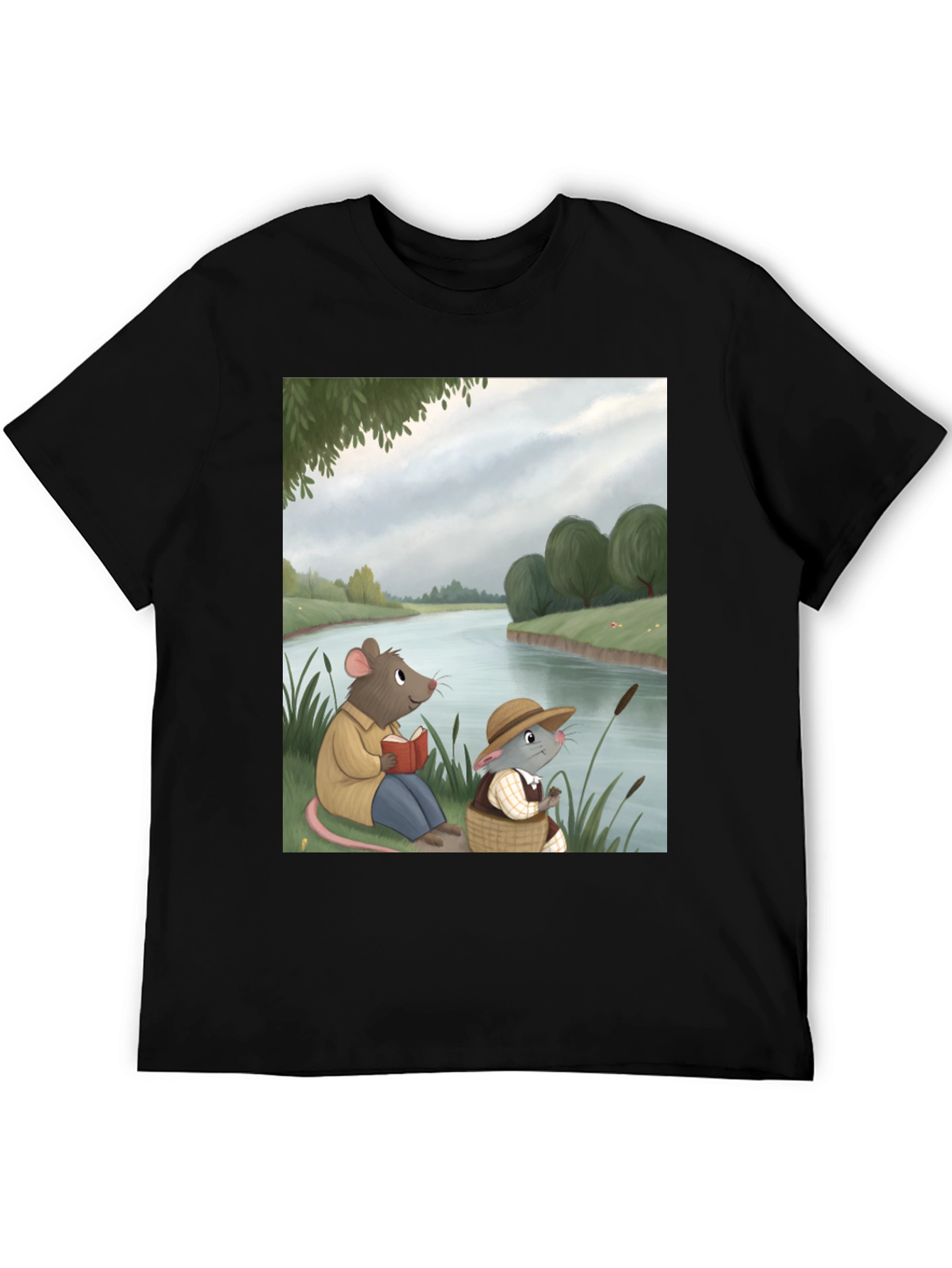 Black Mouse River Reading Tee view 5