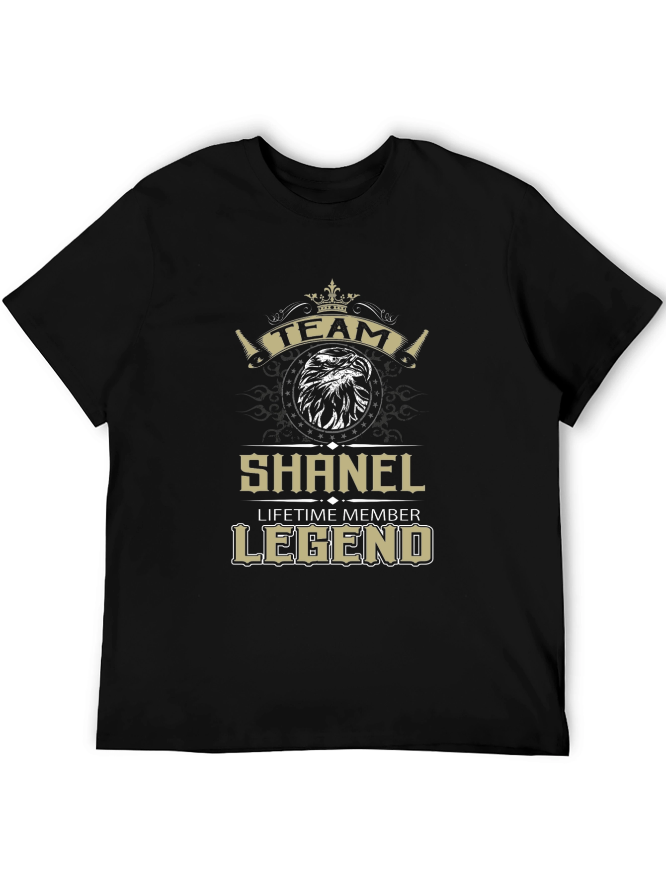 Black Shanel Legend T-Shirt: Team Lifetime Member view 5