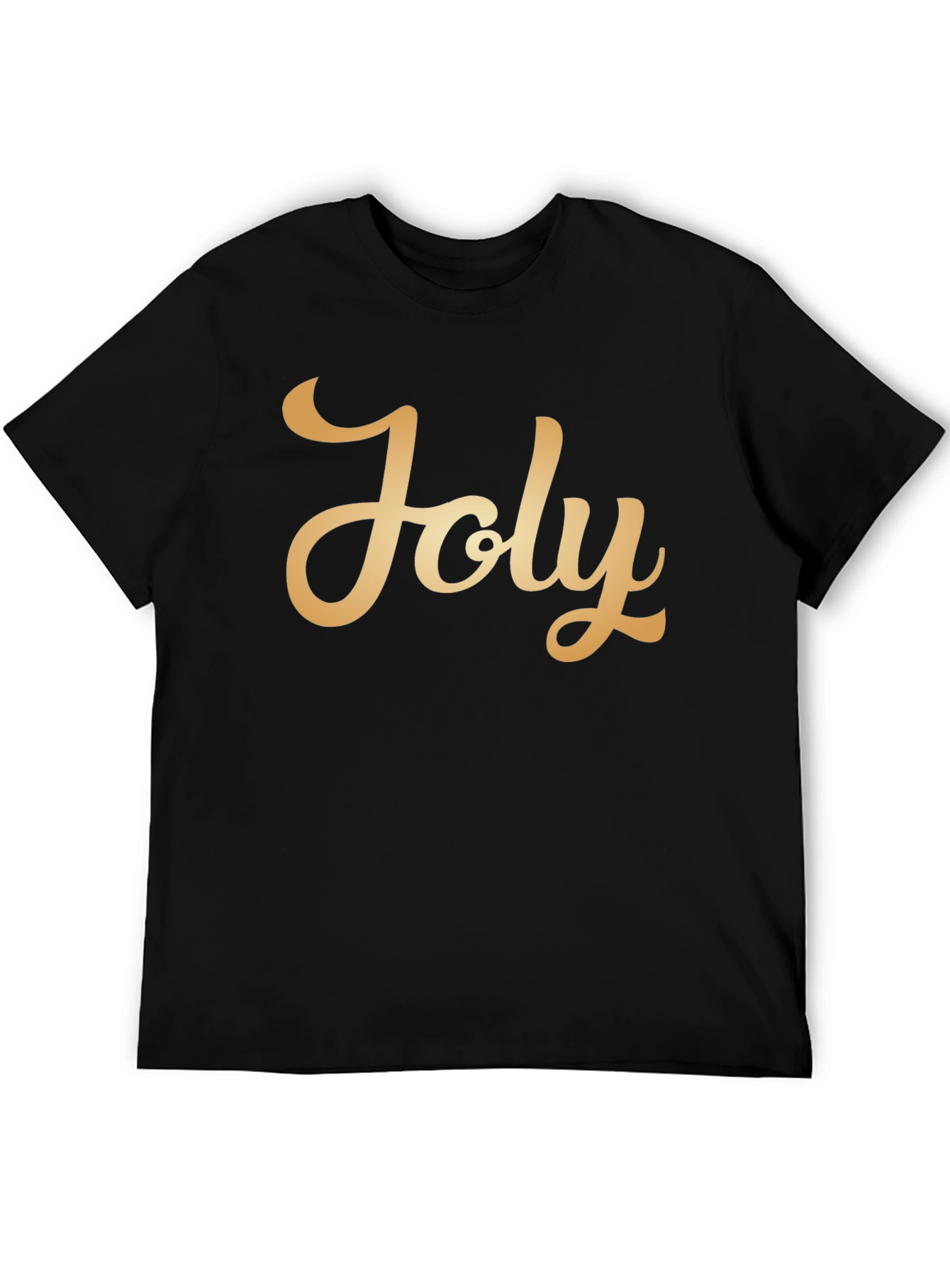 Black Joly Graphic Tee - Stylish Unisex T-Shirt view 5