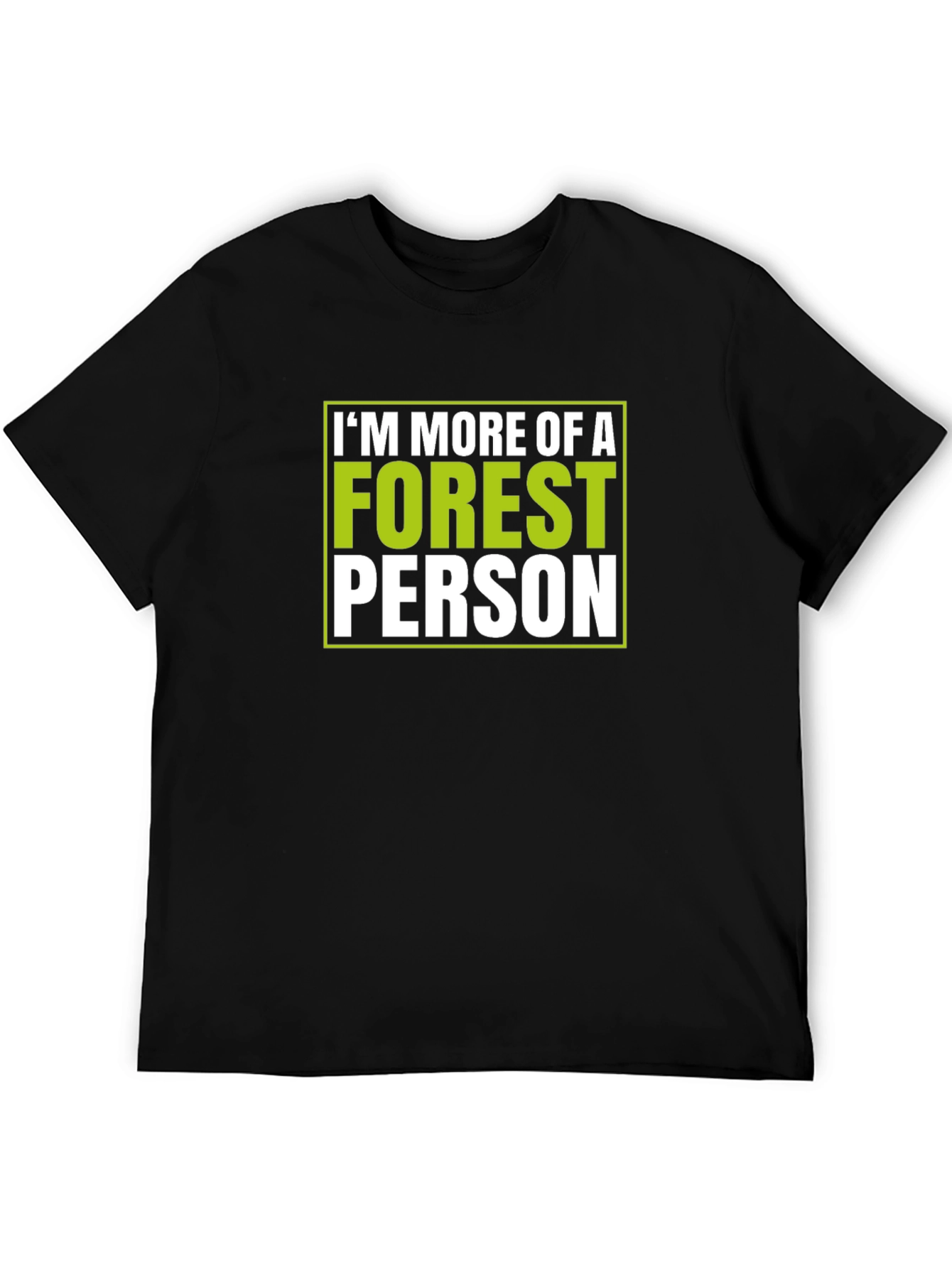 Black Forest Person Graphic T-Shirt - Nature Lover Tee view 5