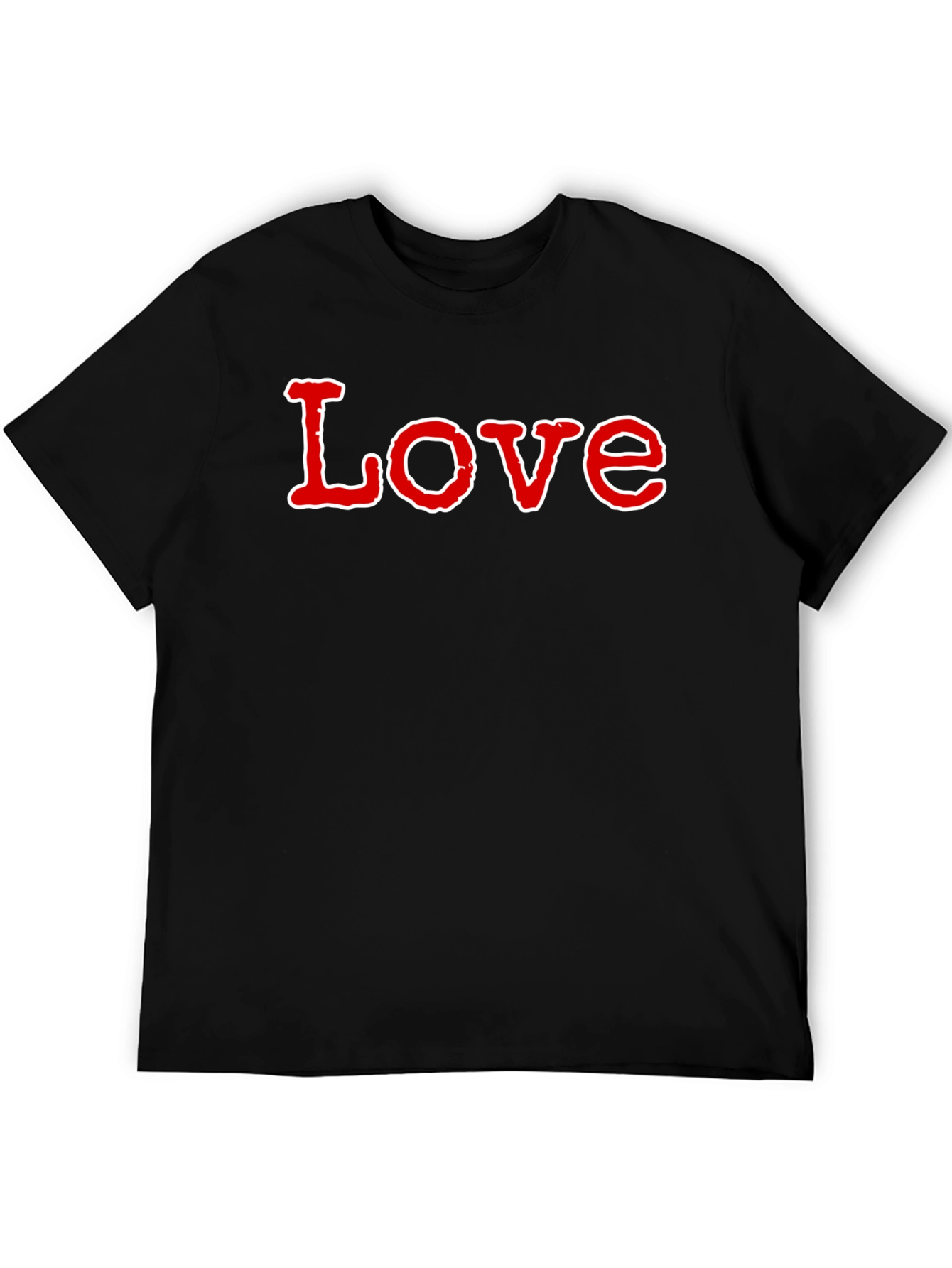 Black Love Graphic Tee - Soft Cotton Blend, Modern Fit view 5