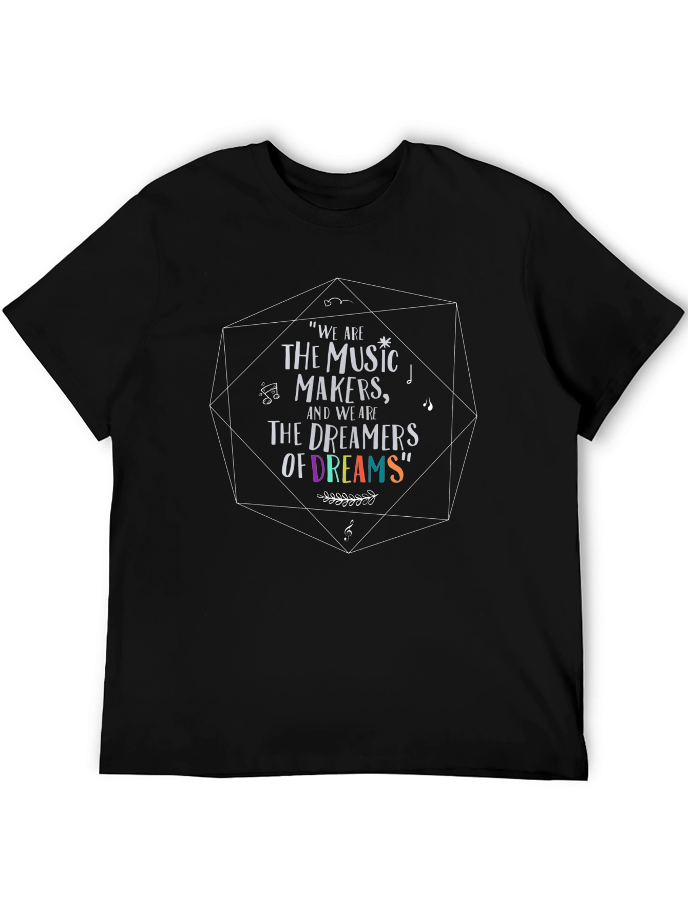 Black Music Makers Graphic Tee - Black view 5
