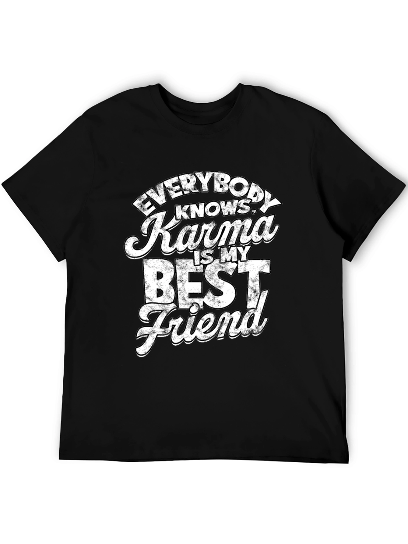 Black Karma is My Best Friend T-Shirt view 5