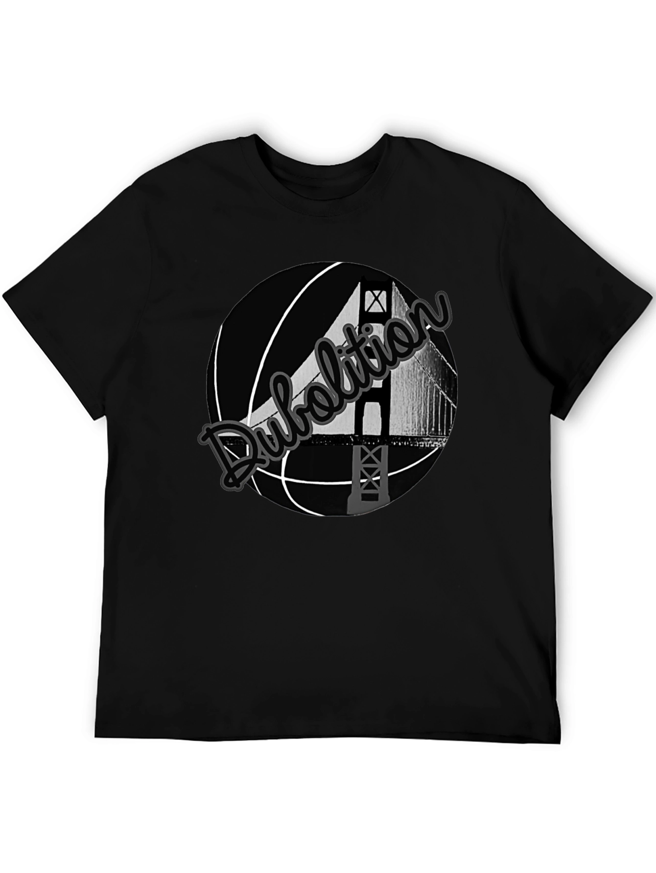 Black Dubolition Bridge Graphic T-Shirt view 5