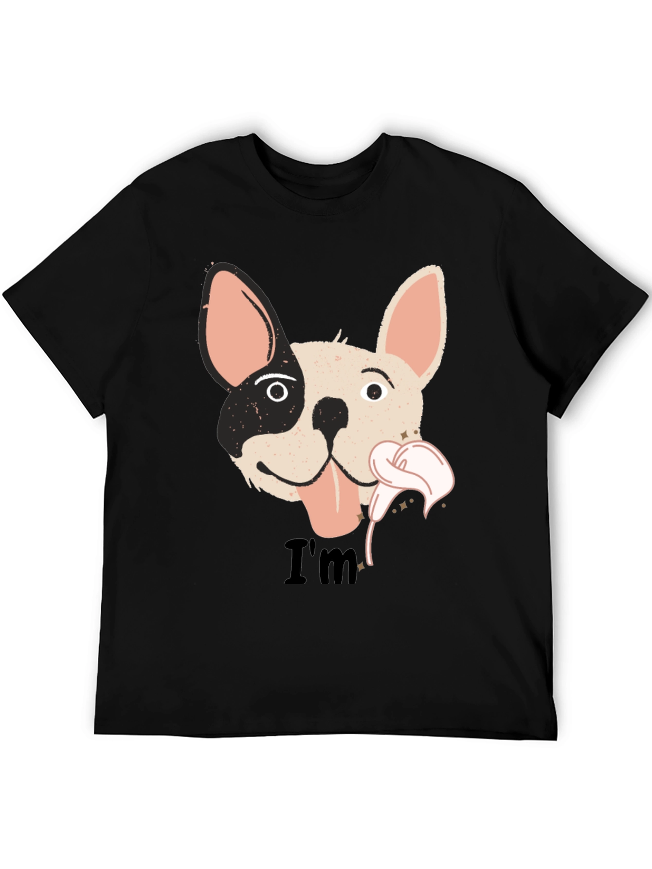 Black Dog Graphic Black T-Shirt view 5