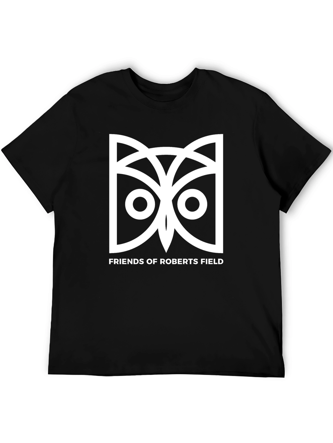 Black Friends of Roberts Field Graphic Tee view 5