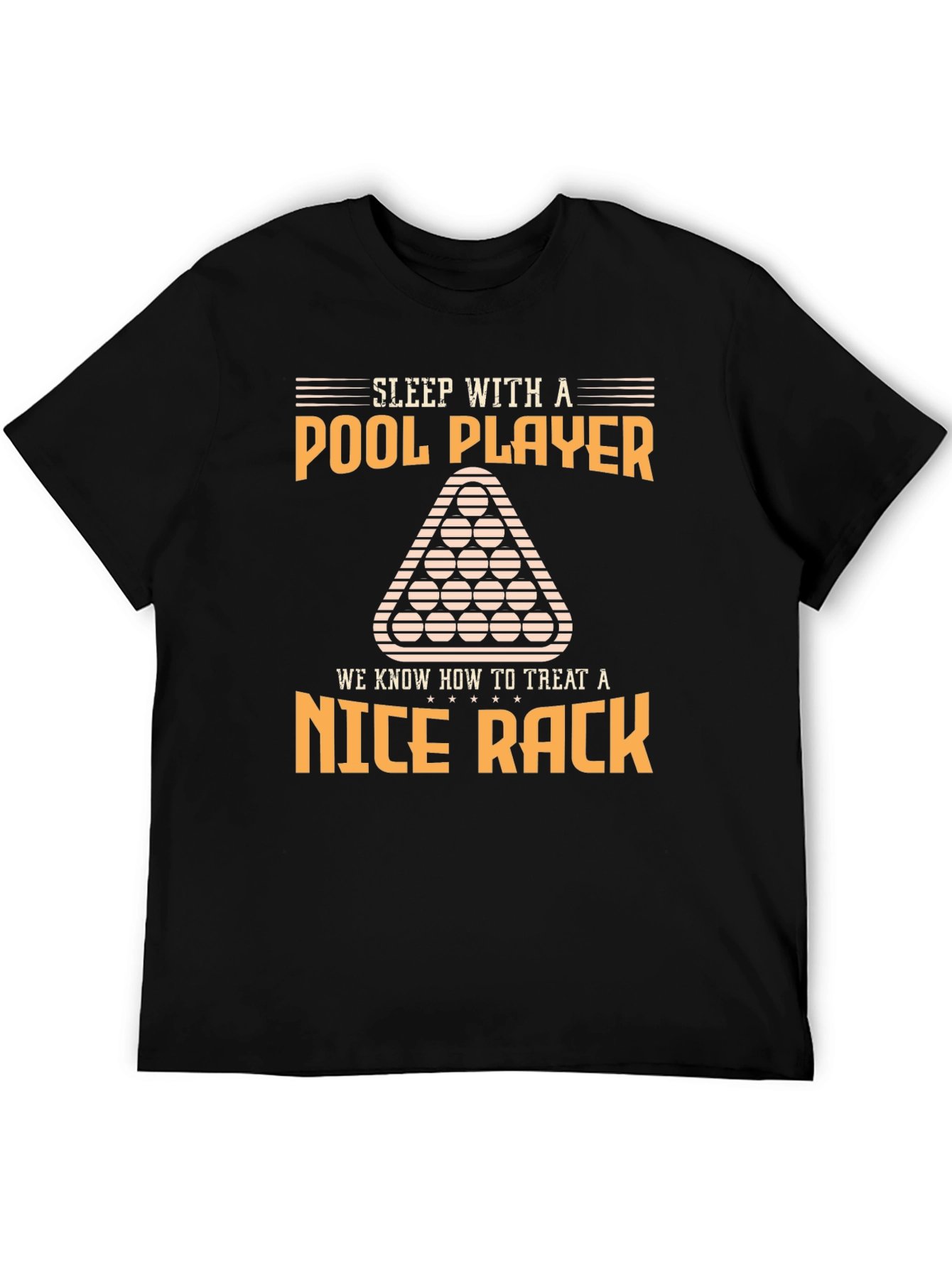 Black Pool Player Nice Rack T-Shirt view 5