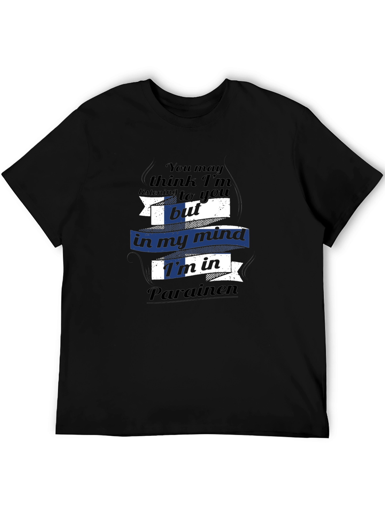 Black Funny Parainen Mind T-Shirt - Finland Pride view 5