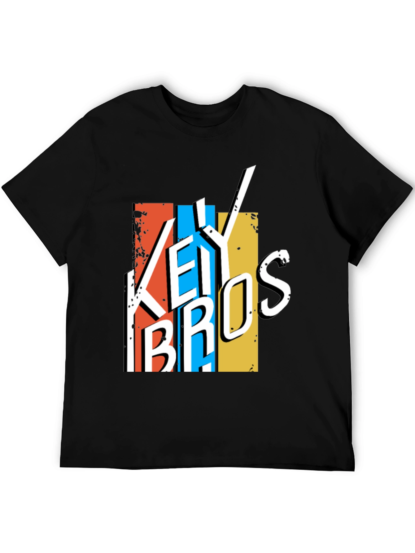 Black Key Bros Graphic Tee - Retro Style view 5