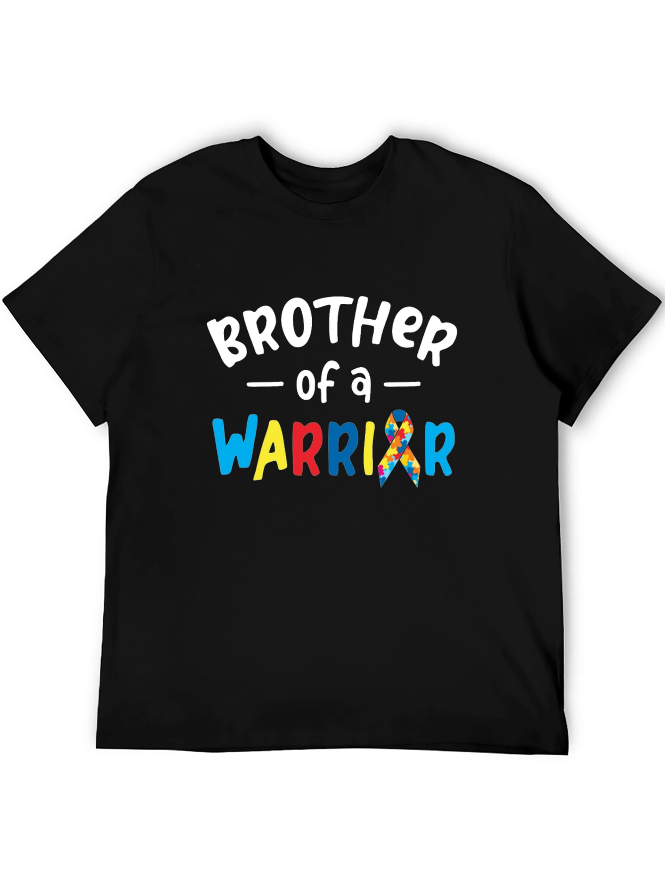Brother of a Warrior T-Shirt Autism Awareness  - 5