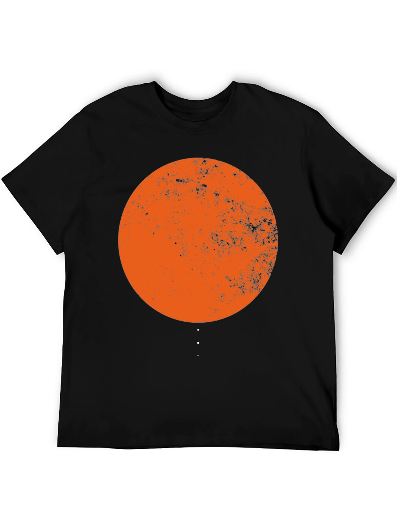 Black Retro Circle Graphic Tee - Stylish Comfort view 5