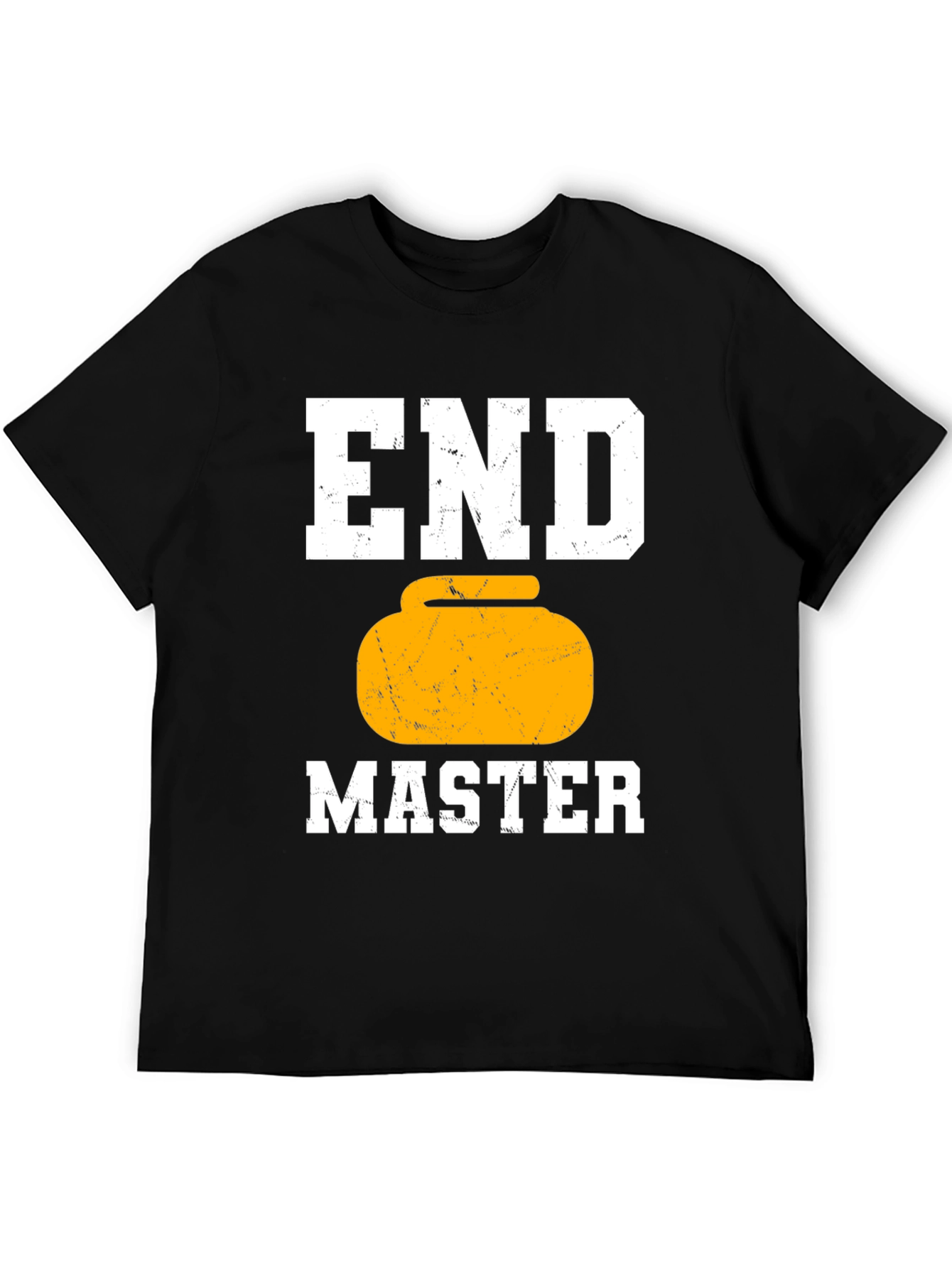 Black End Master Curling T-Shirt - Game Day Apparel view 5