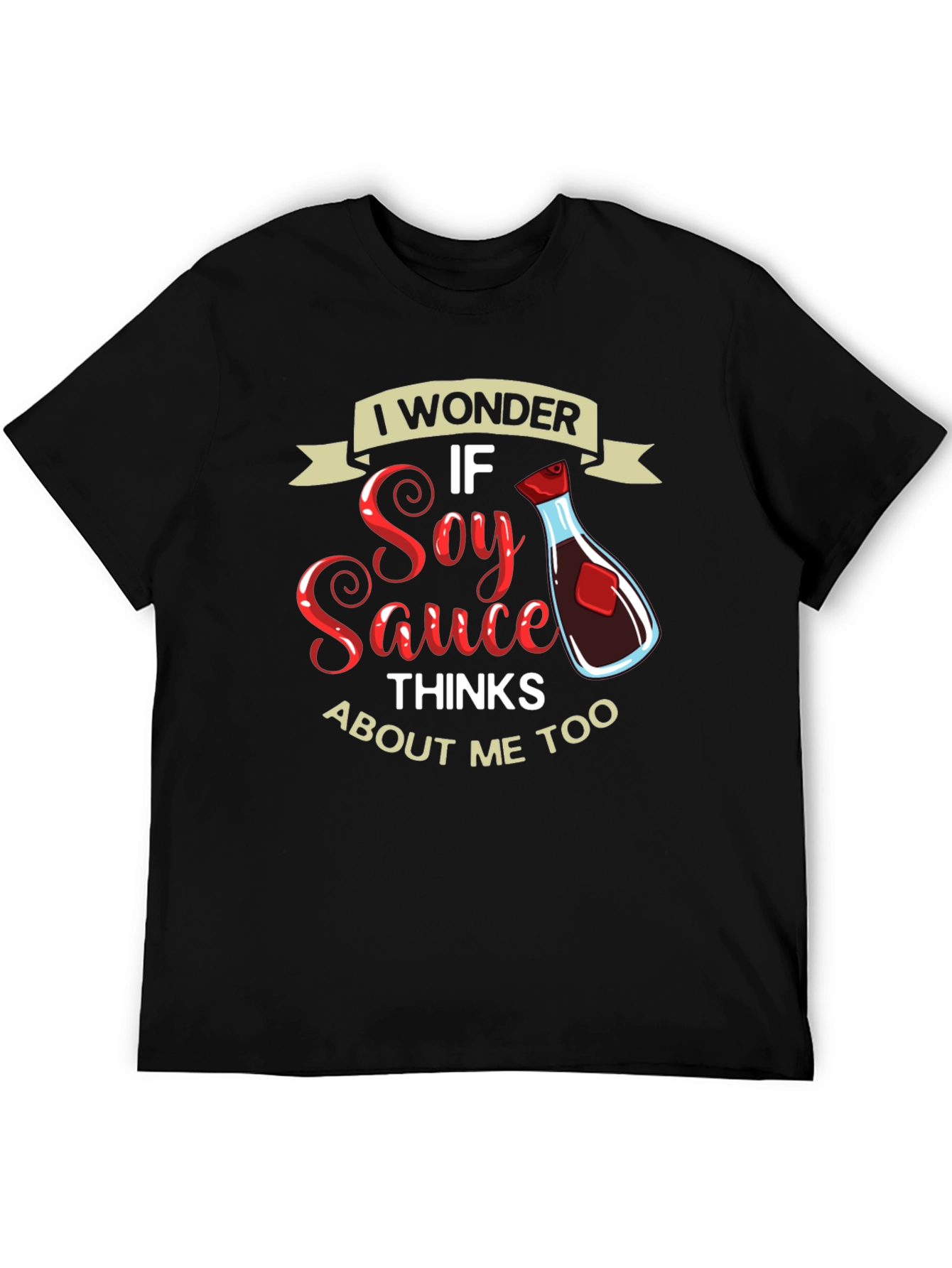 Black Soy Sauce Lover T-Shirt view 5