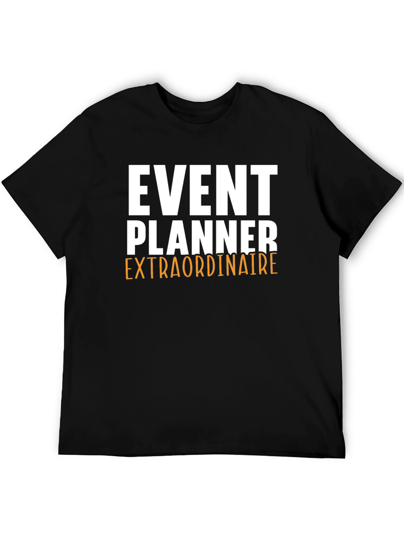 Black Event Planner Extraordinaire Graphic Tee view 5