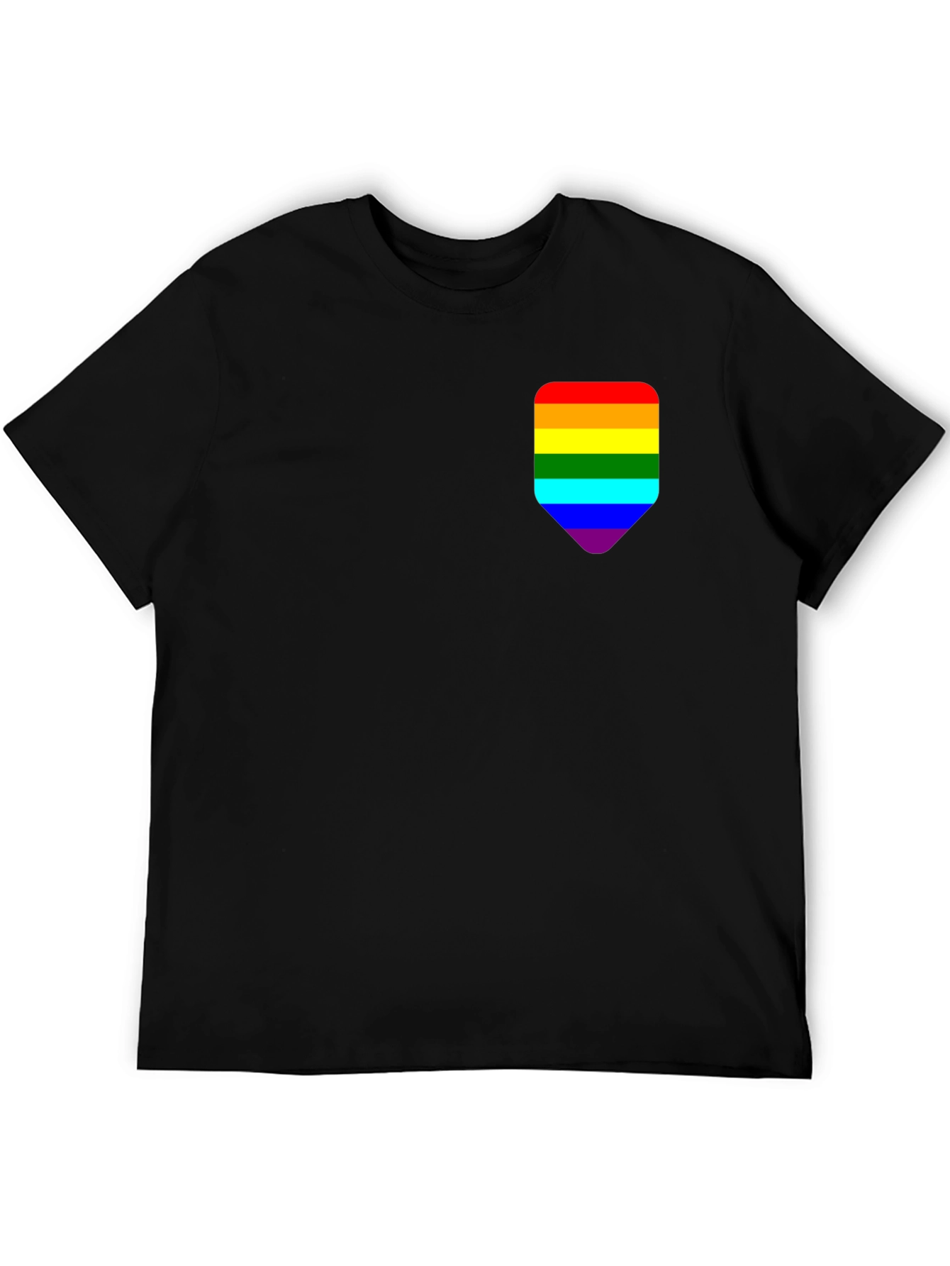 Black Pride Pocket Tee - Black Cotton Blend view 5
