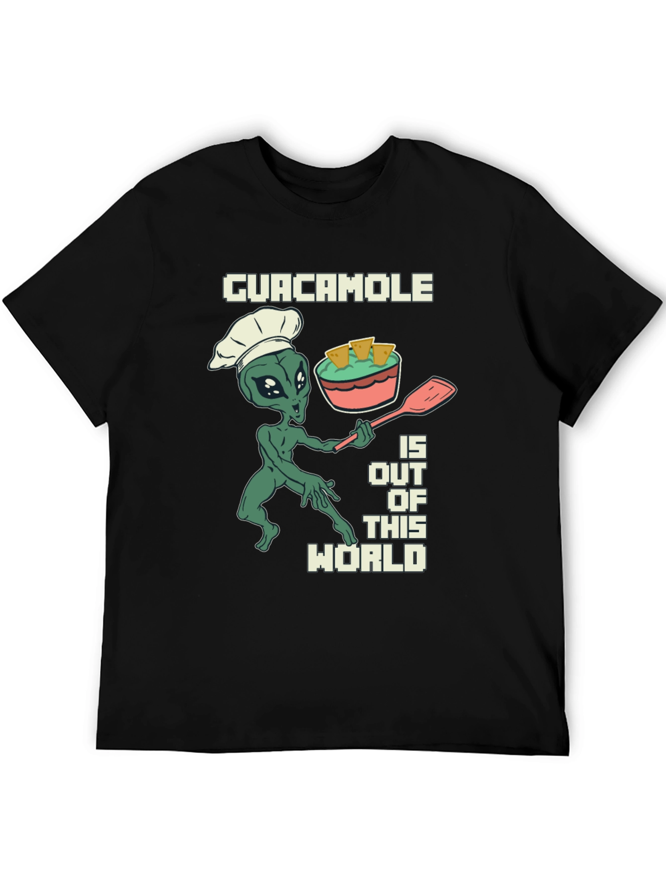 Guacamole Alien Chef Graphic T-Shirt - 5