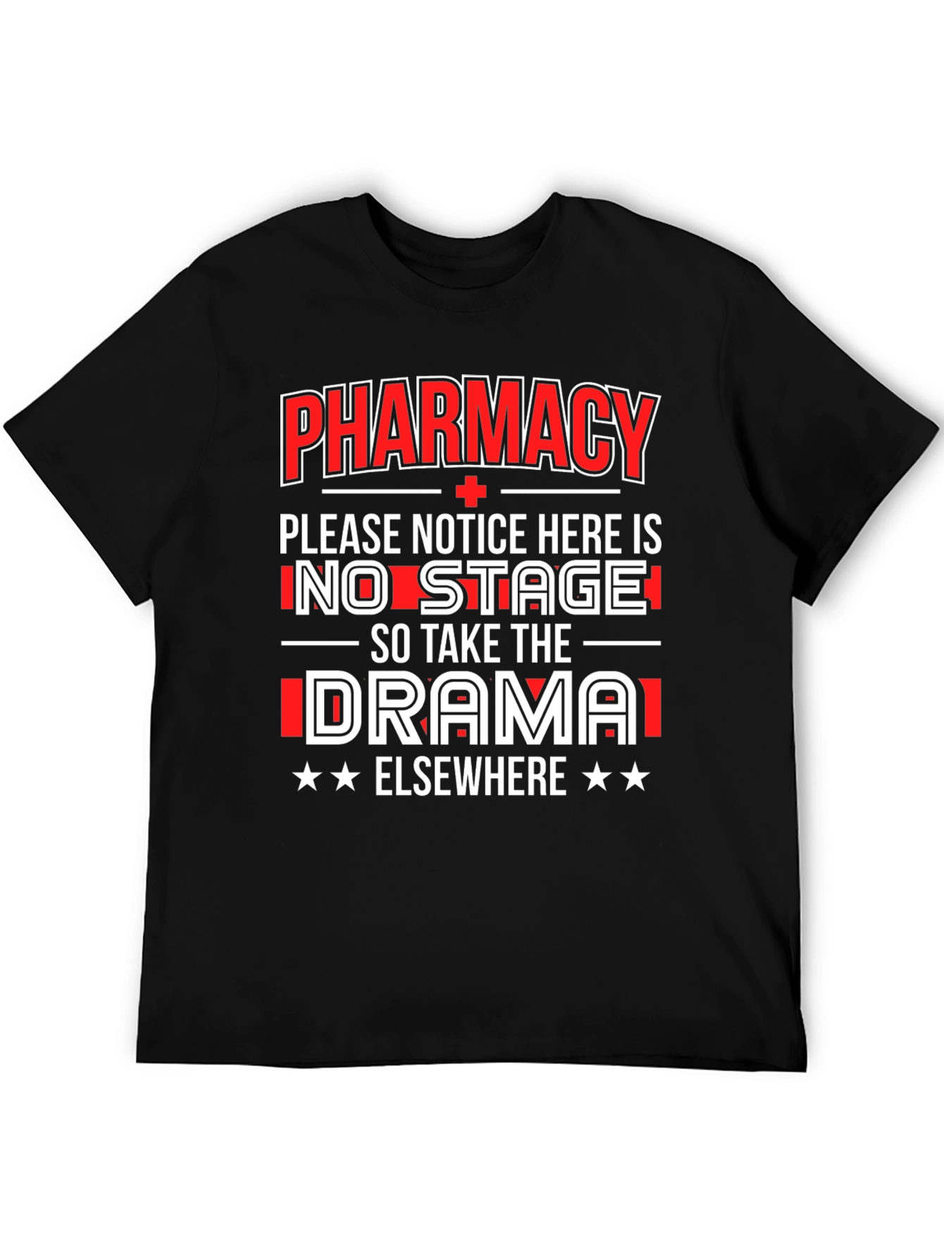 Black Pharmacy No Drama T-Shirt view 5